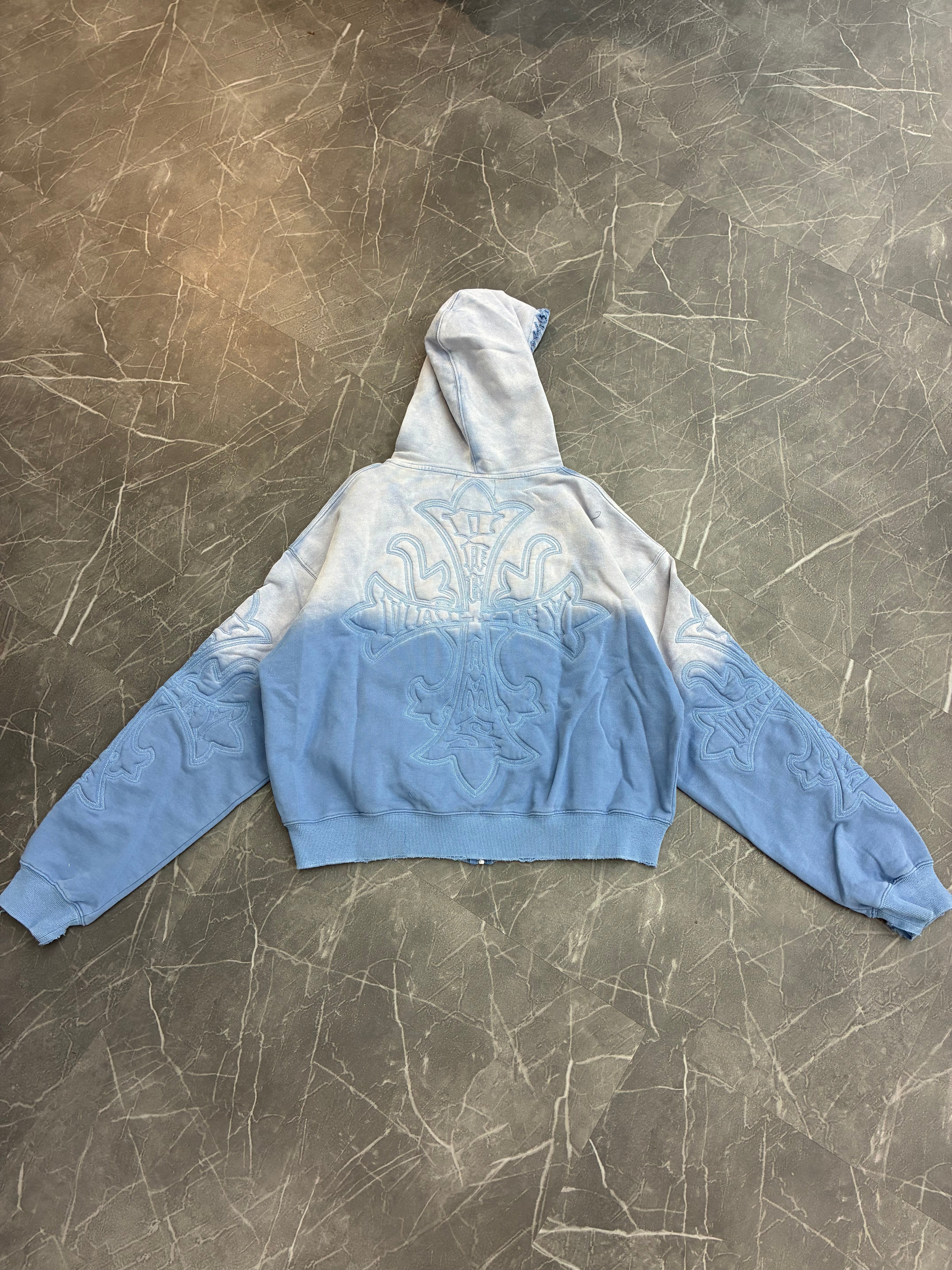 Vale Forever Carver Zip Up Hoodie “Ice Blue”