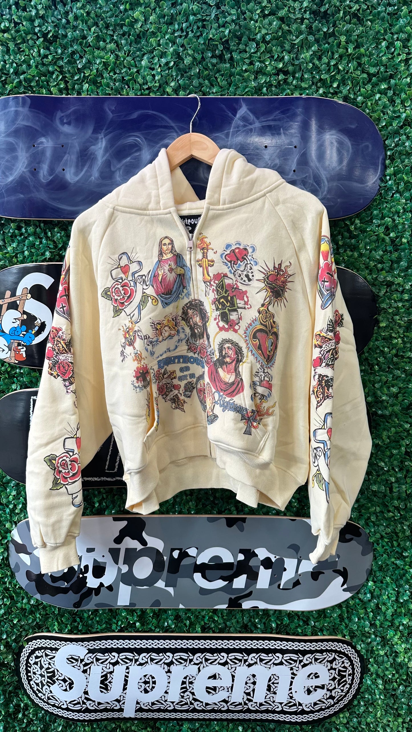 Righteous Zip Up “Cream”