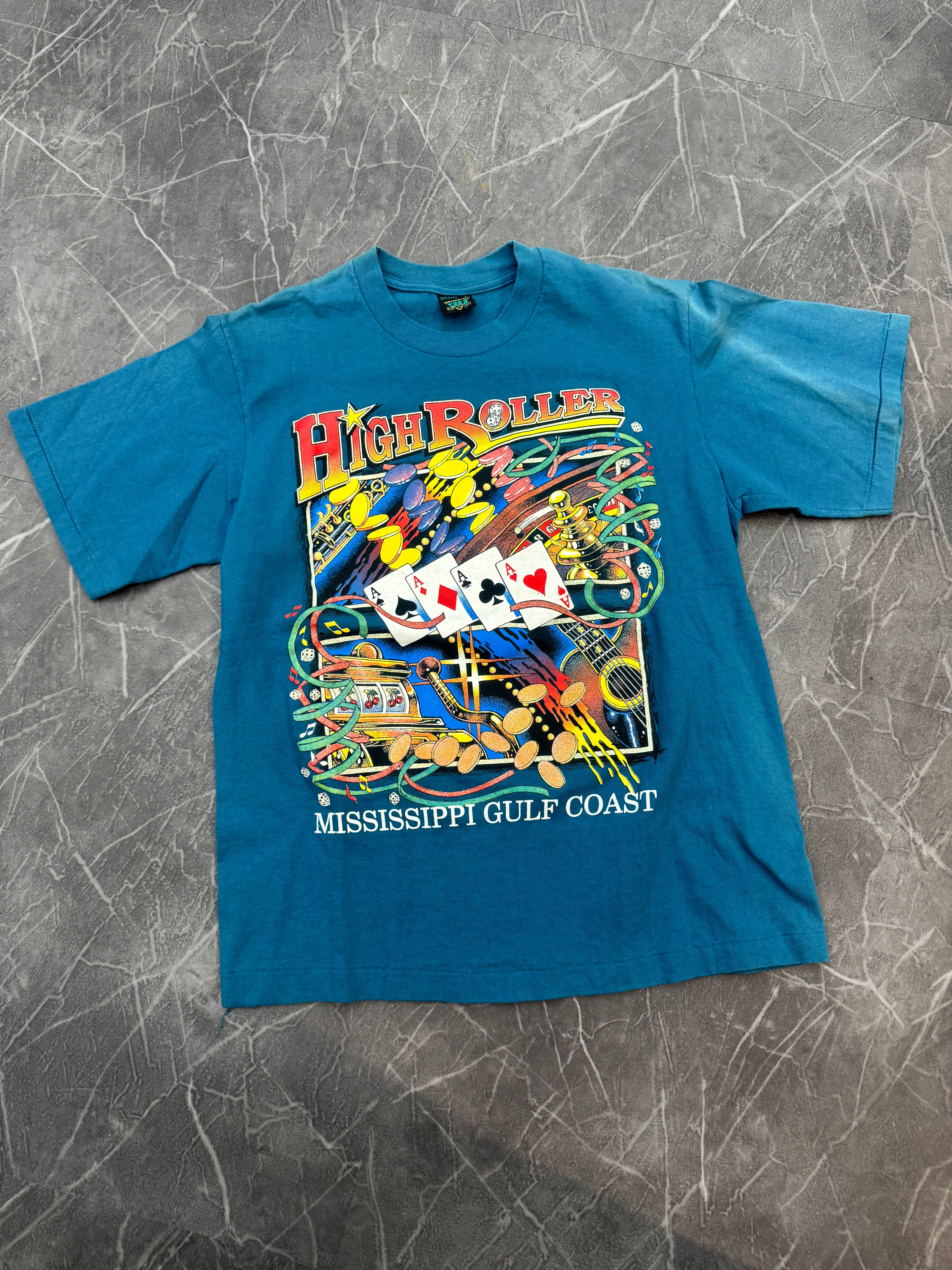 High Roller Poker Mississippi Gulf Coast Tee (L)