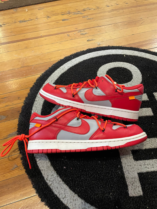 Nike Off-White Dunk Low “University Red”