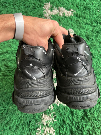 Balenciaga Triple S “Black Logo”