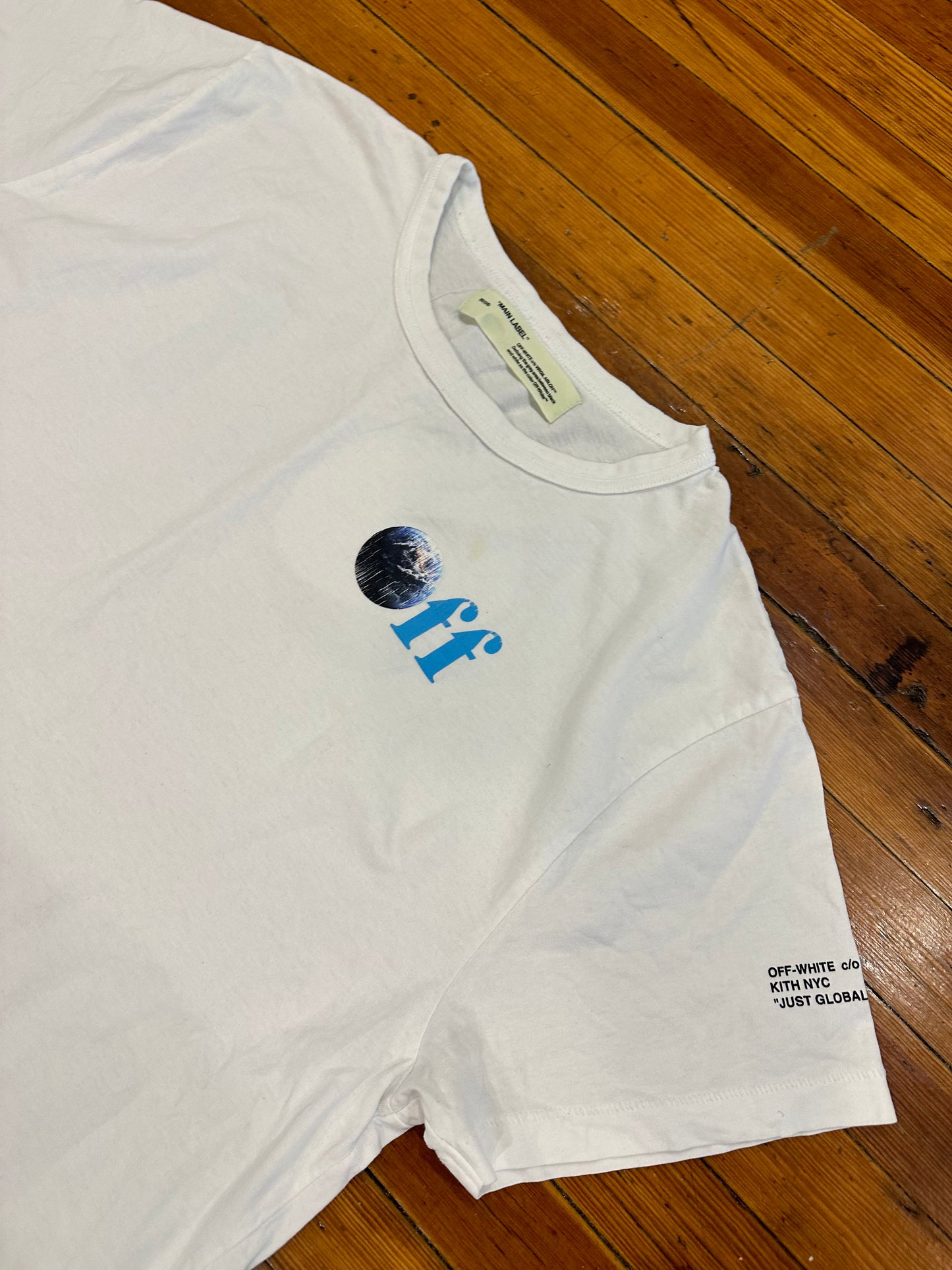 Off-White x Kith Tee “Global”