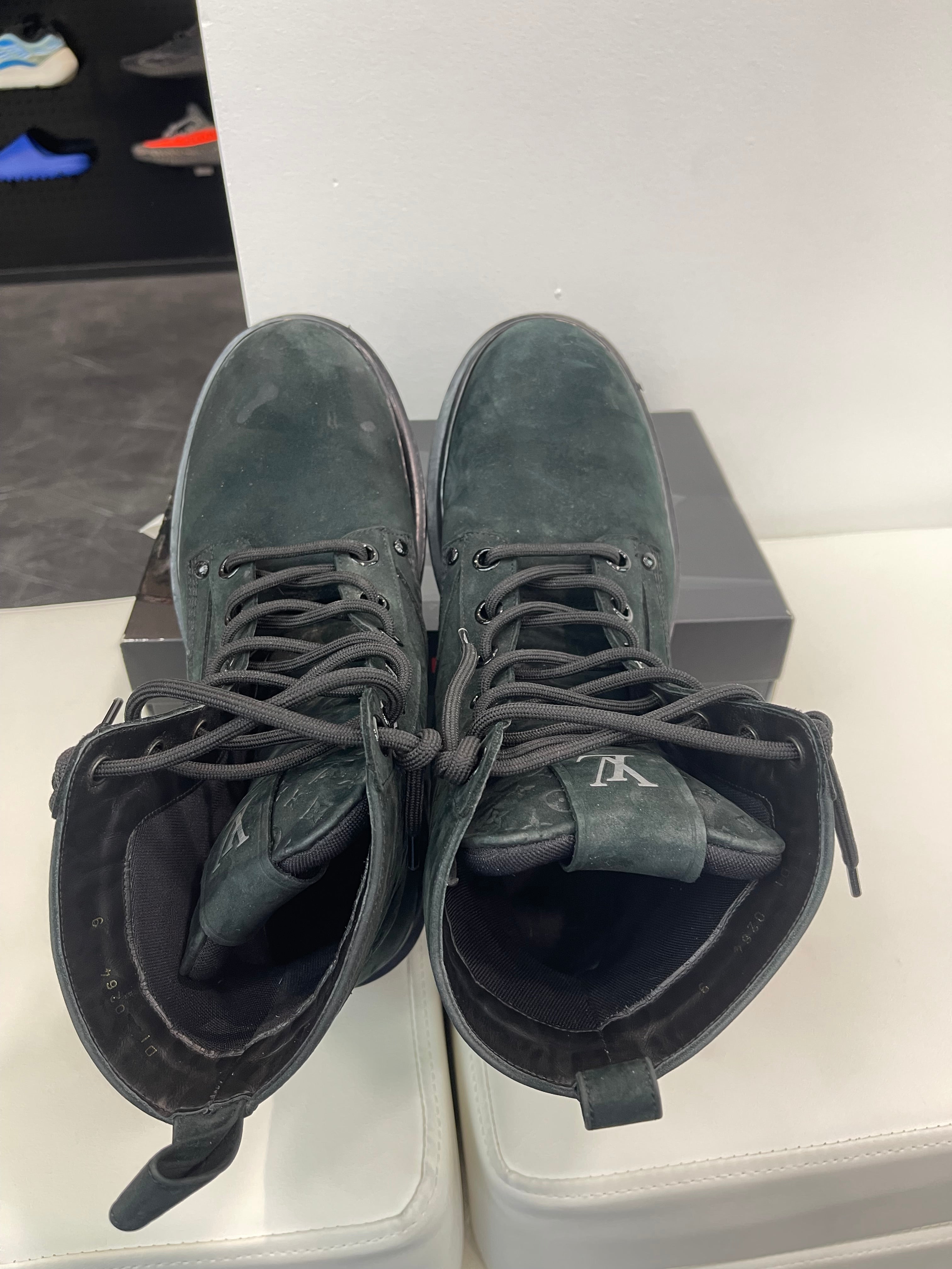 Louis Vuitton Monogram Ranger Boots “Black”