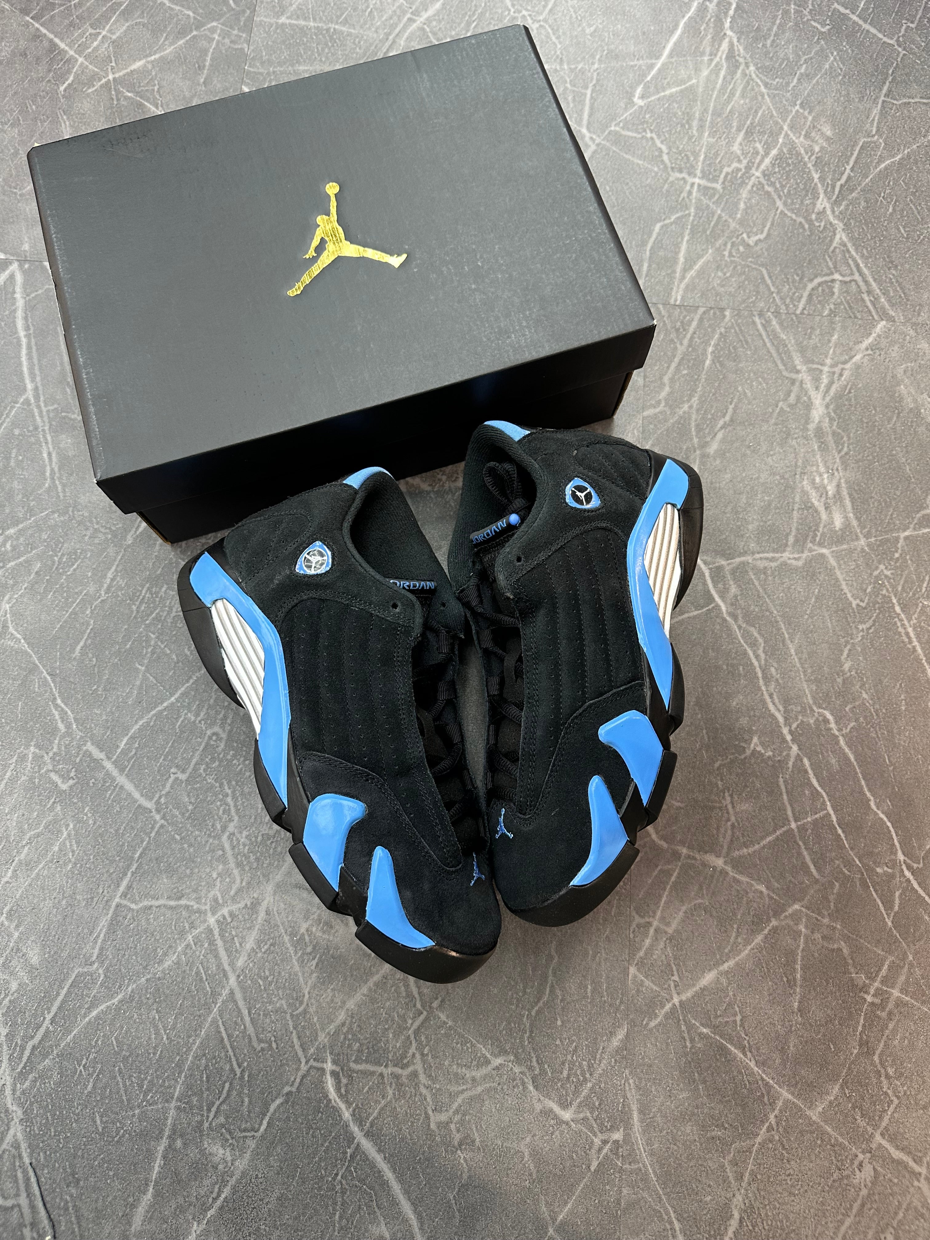 Jordan 14 “Black University Blue”