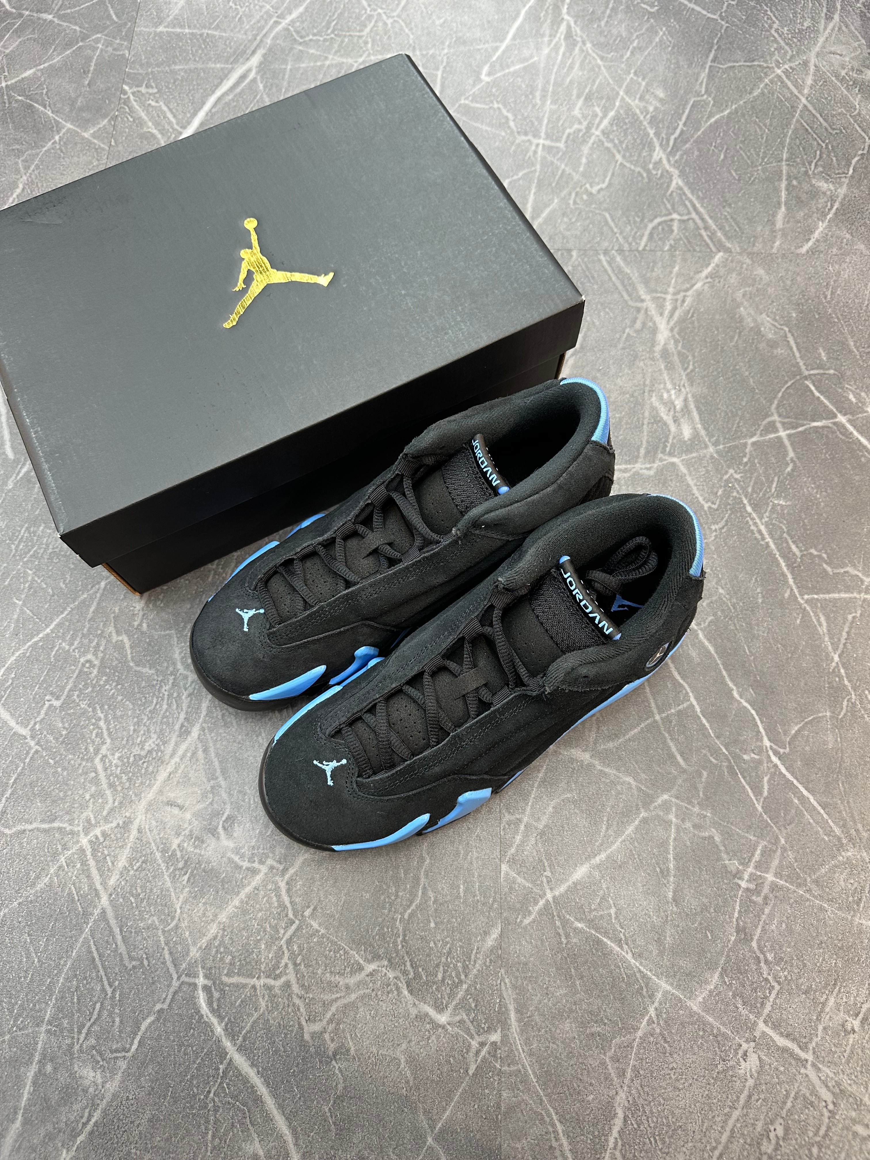 Jordan 14 “Black University Blue”