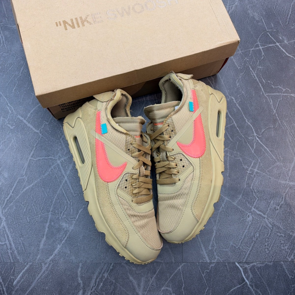 Nike Air Max 90 Off-White Desert Ore - Image 1