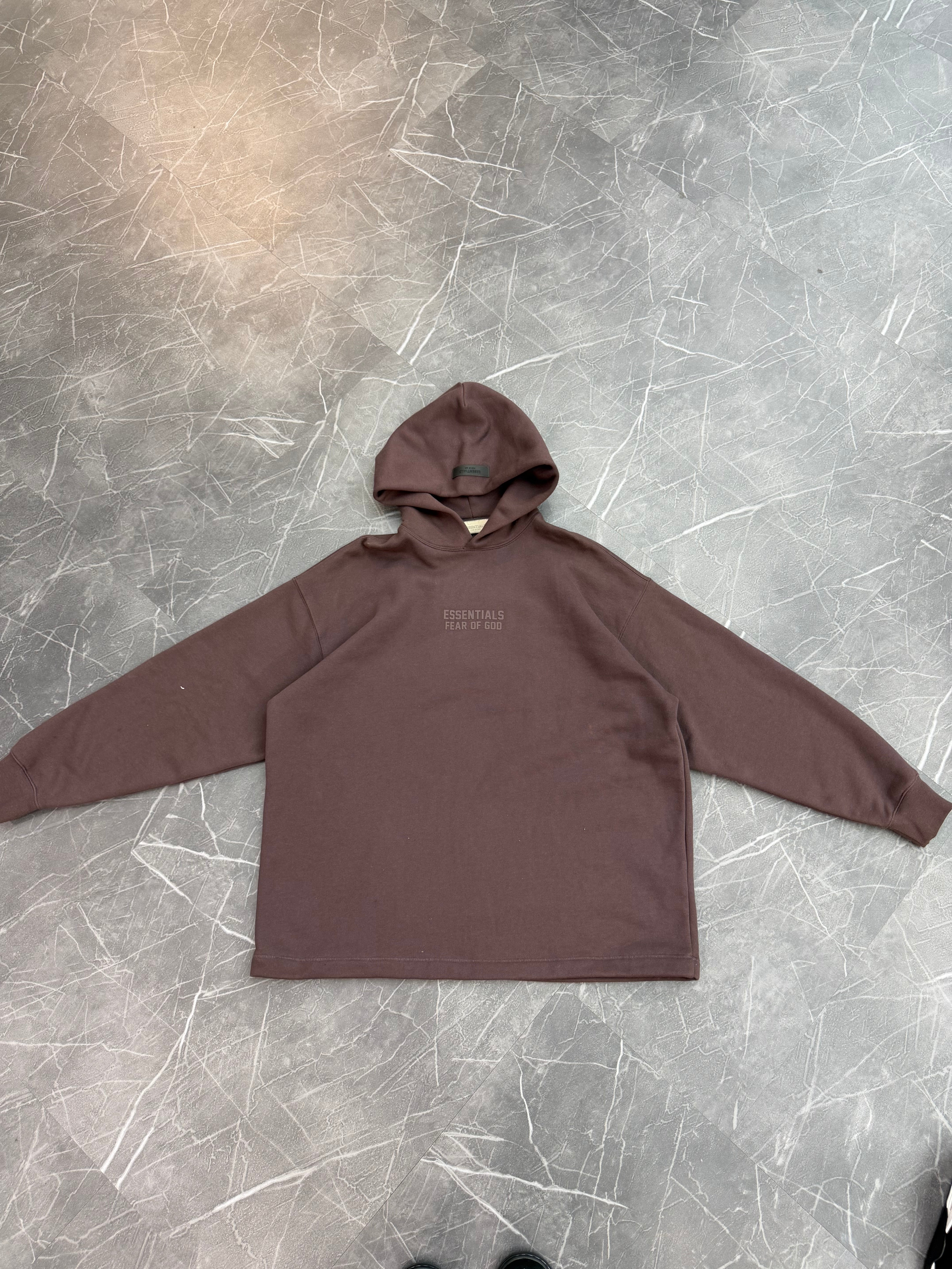Essentials Relaxed Hoodie “Plum”