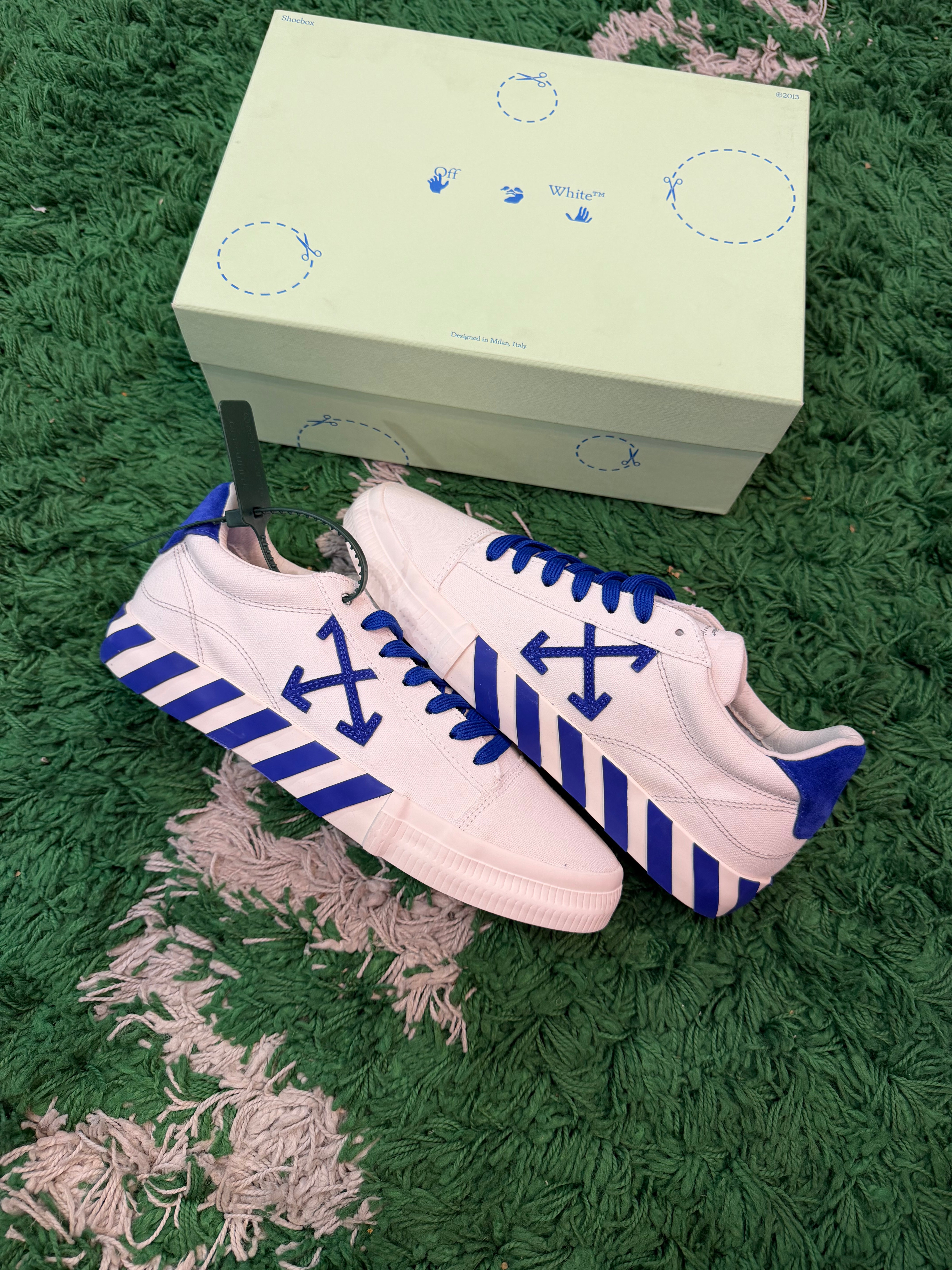 Off-White Vulc Low “White Blue”