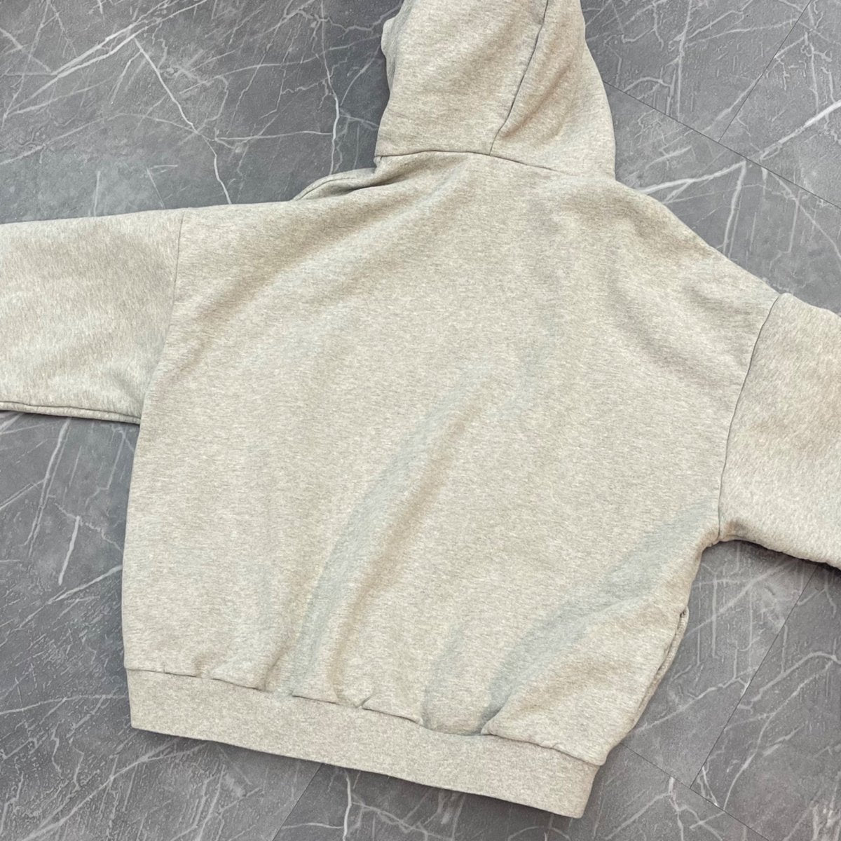 Fear of God Essentials Fleece Hoodie Dark Heather (Size M) (Lightly Worn)