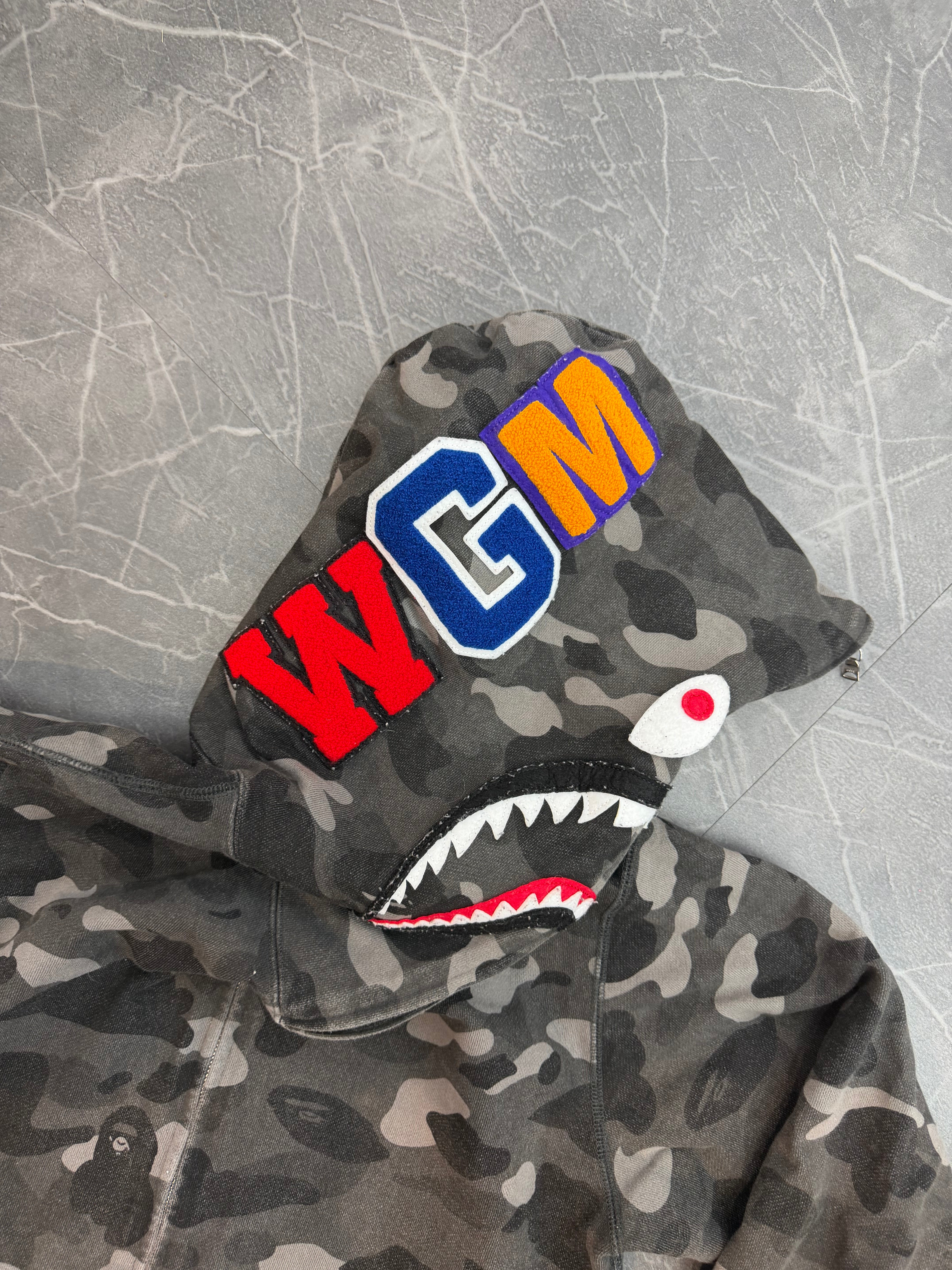 Bape Zip Up Hoodie “Grey”