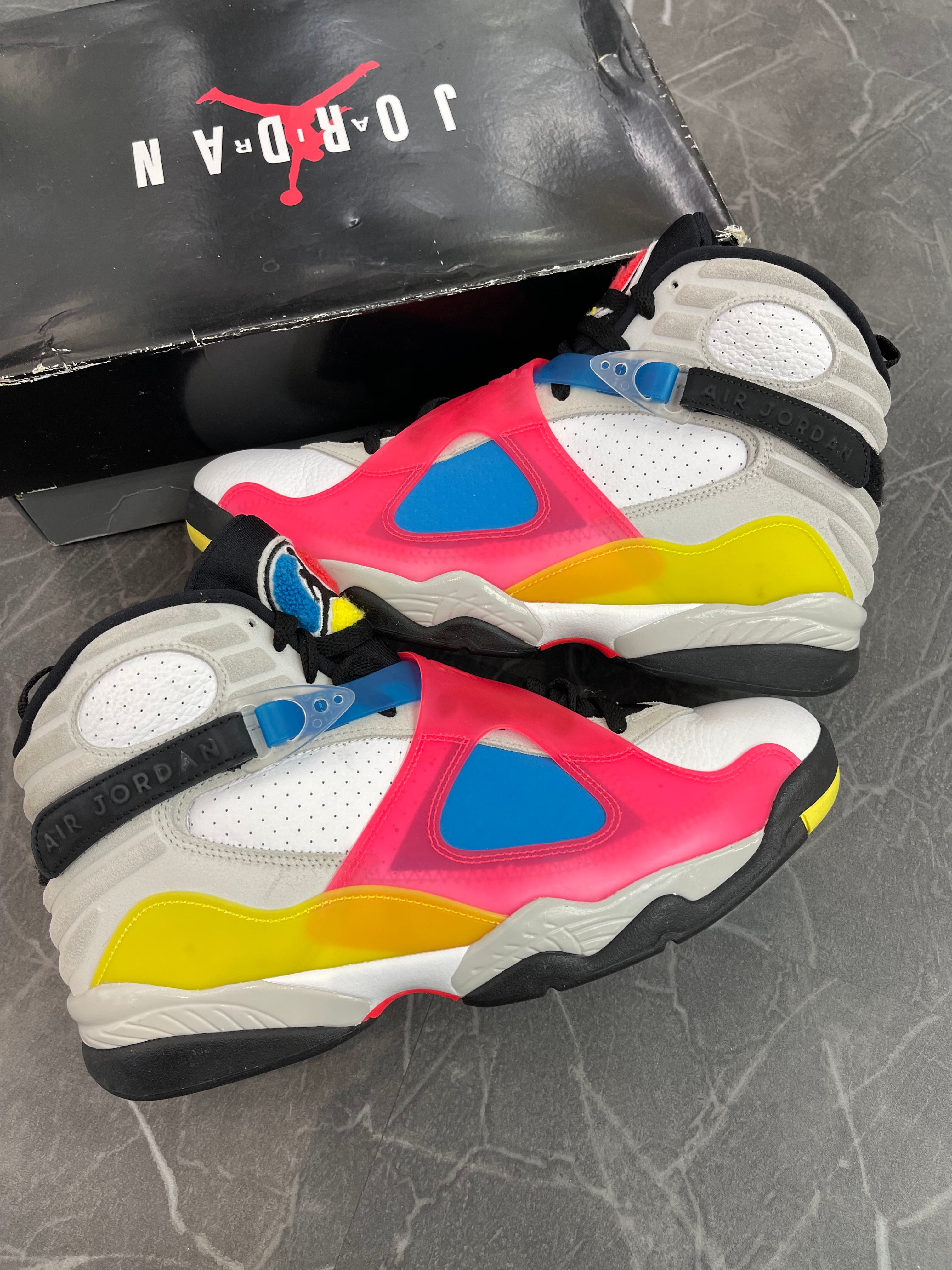 Jordan 8 “White Multicolor”