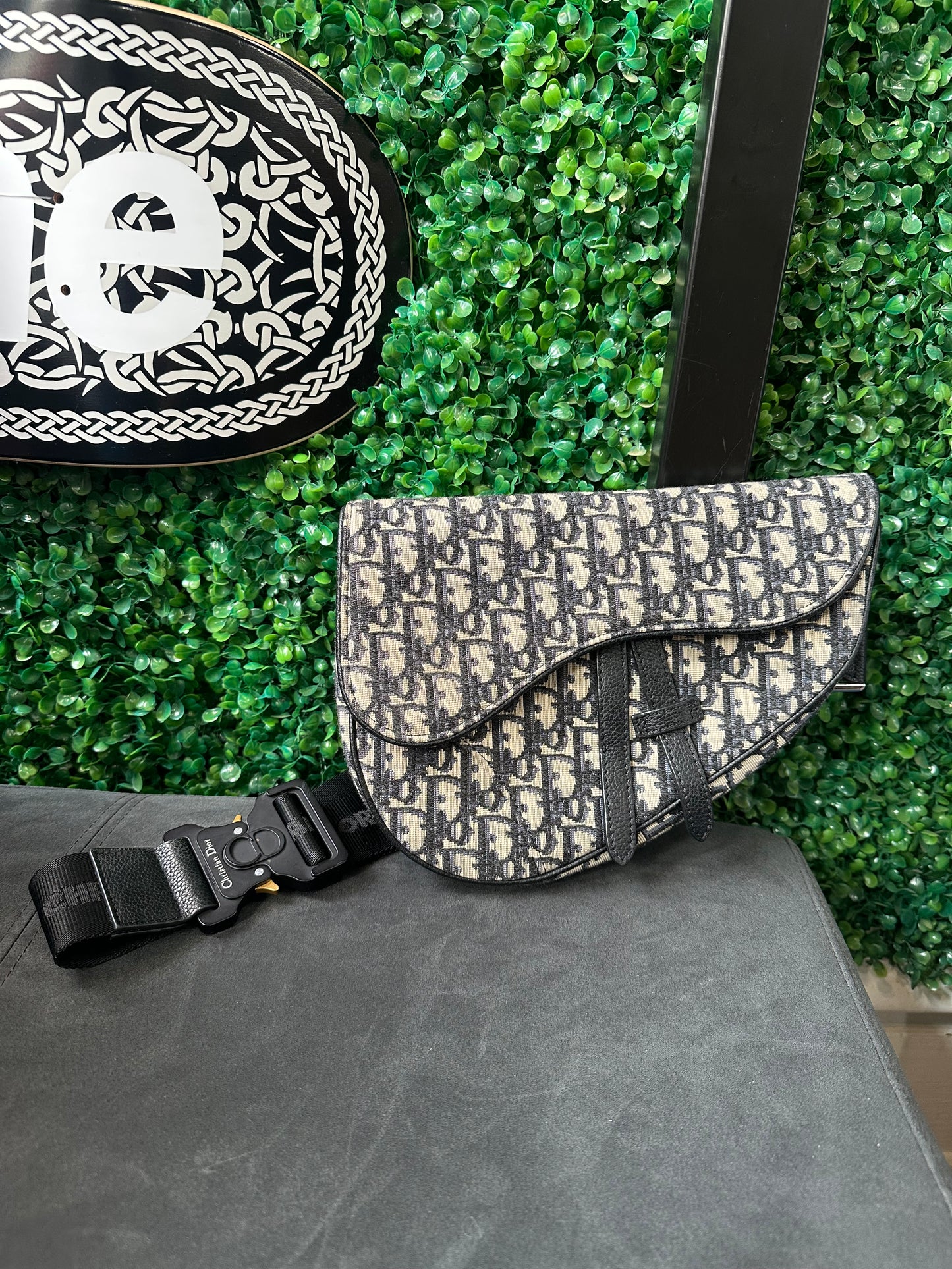 Dior Saddle Bag Oblique Jacquard