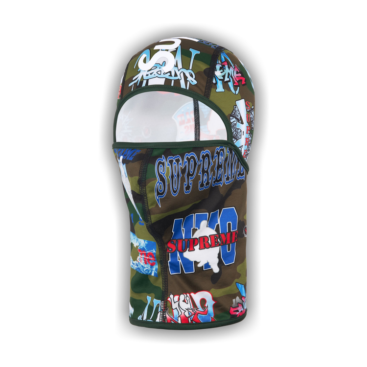 Supreme Flash Lightweight Balaclava 'Woodland Camo'