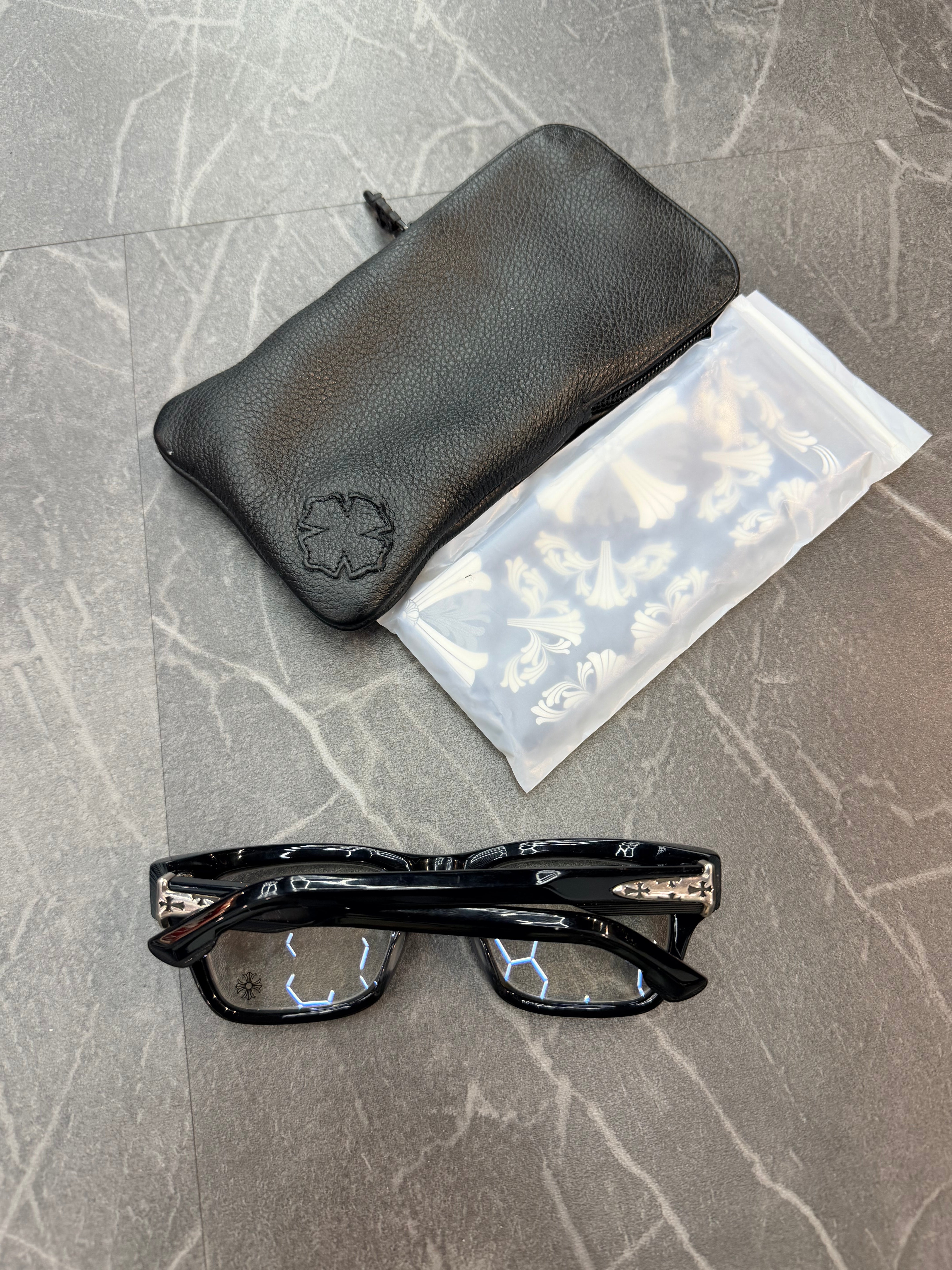 Chrome Hearts Clear Frame Glasses CRYPDIC