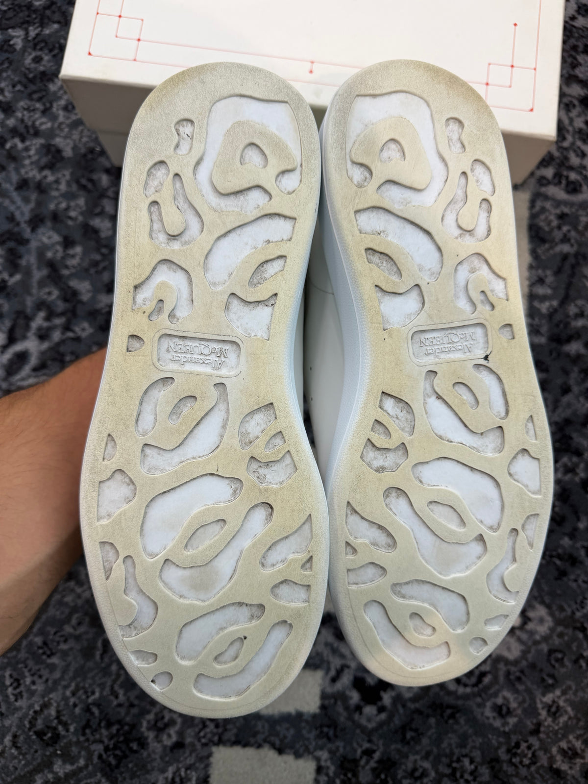 Alexander Mcqueen Low “White Iridescent”