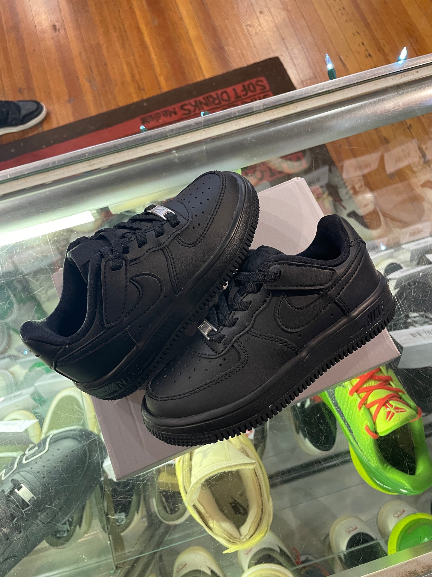 Nike Air Force 1 “Black” Toddler