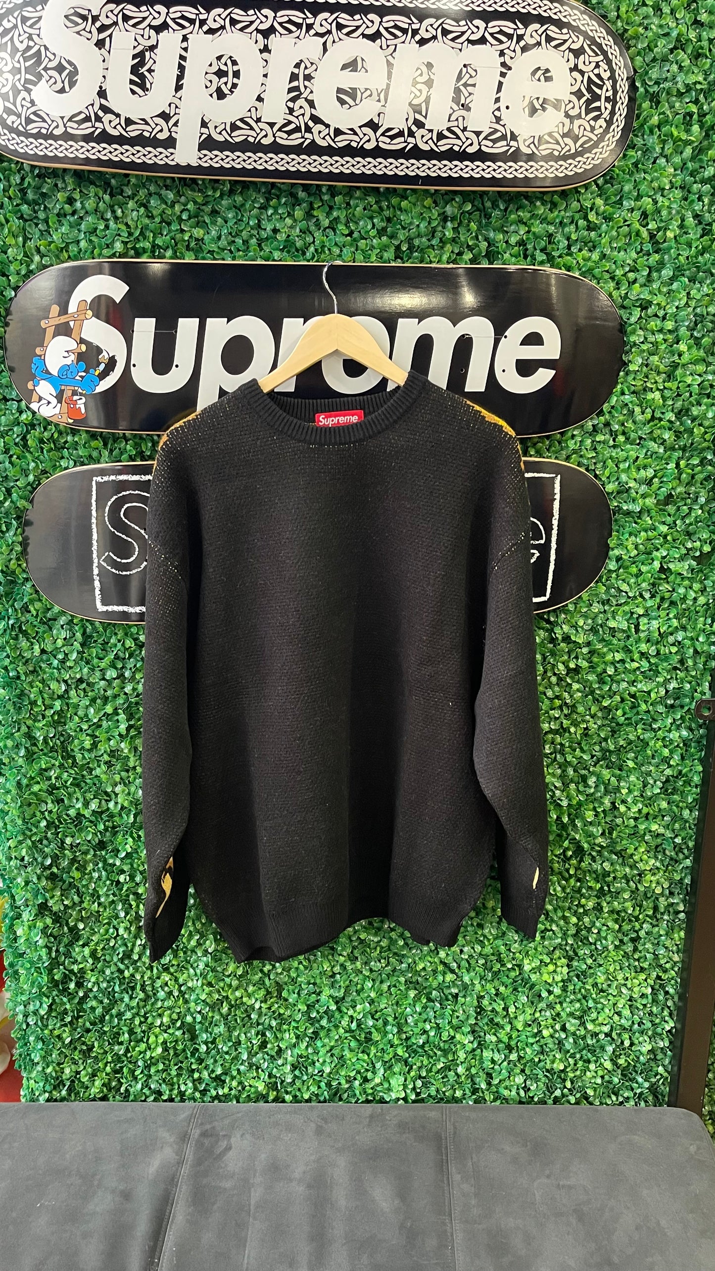 Supreme Antihero Sweater Eagle Black