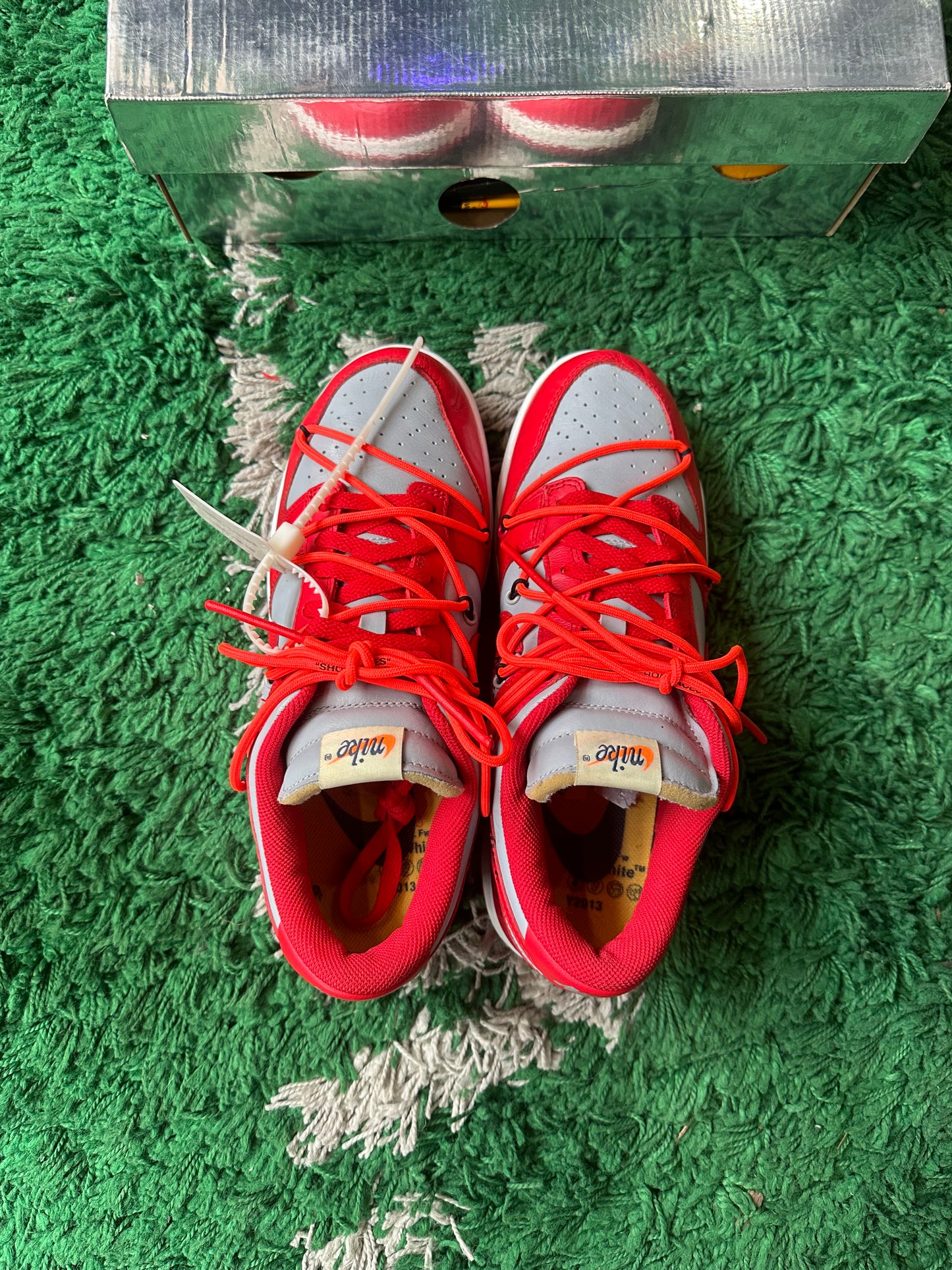 Nike Dunk Low Off White “University Red”