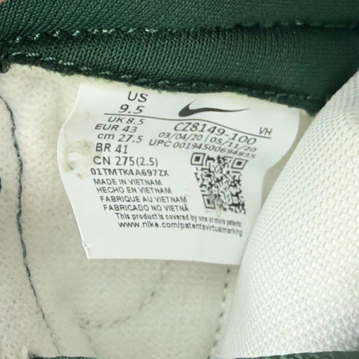 Nike Dunk High Spartan Green - Image 6