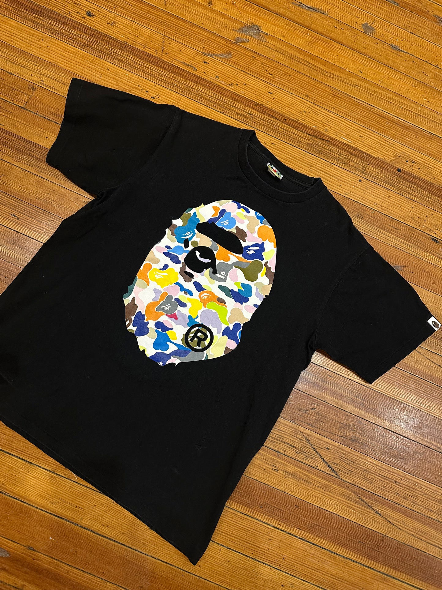 BAPE Tee “Multi Color Logo”