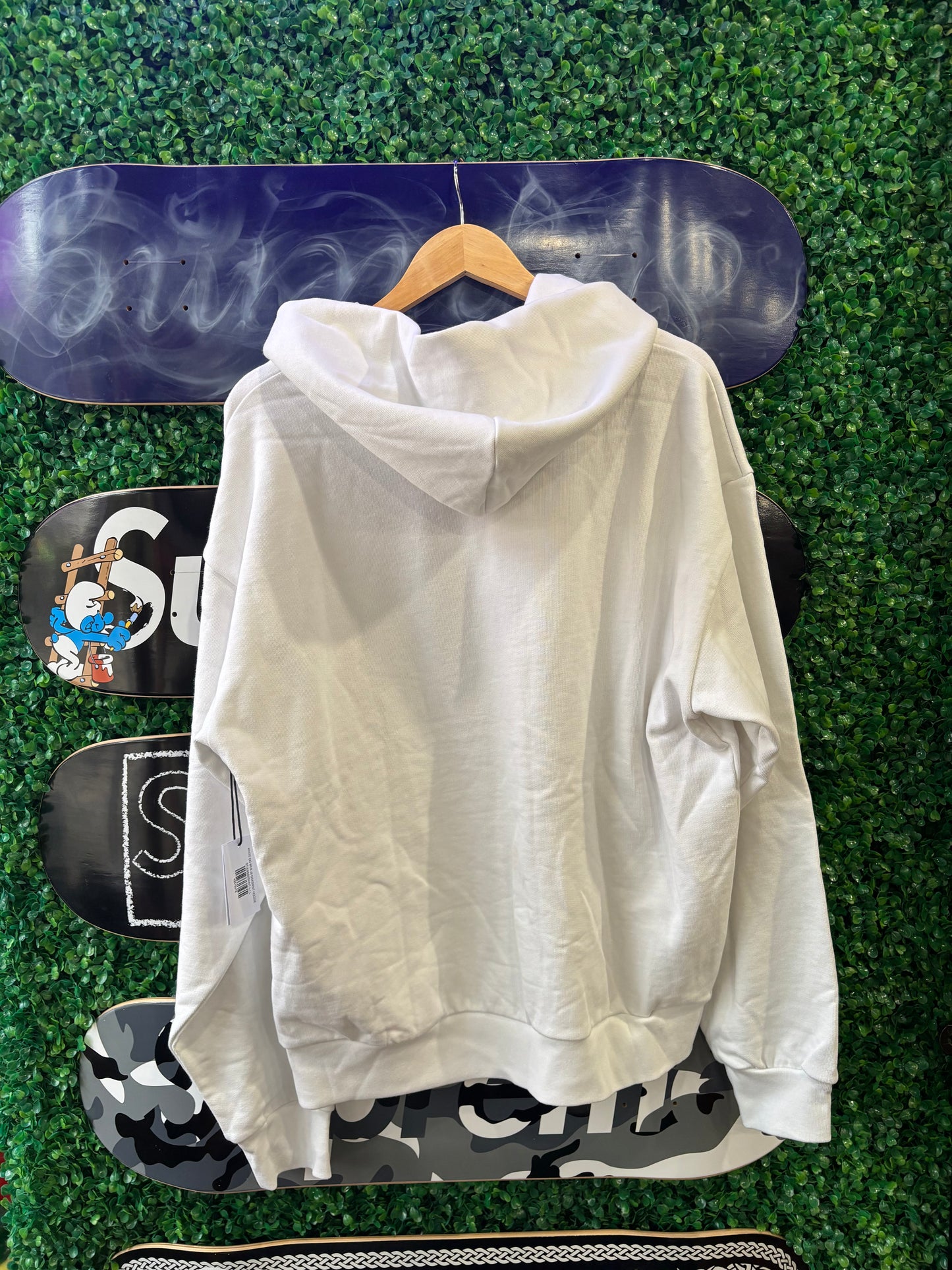 Sp5der OG Web V2 Gradient Hoodie “White”