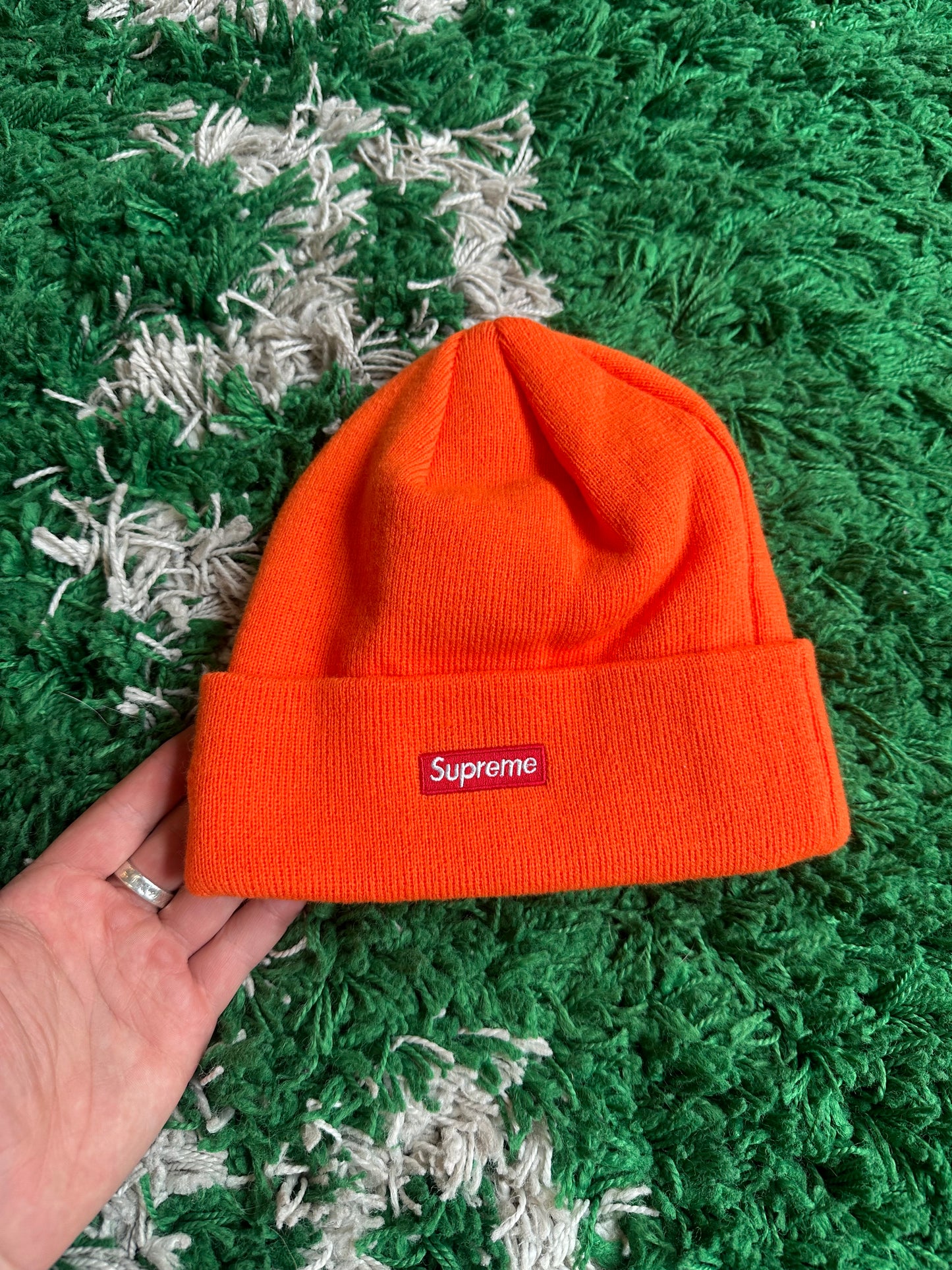 Supreme Beanie “Orange S Logo”