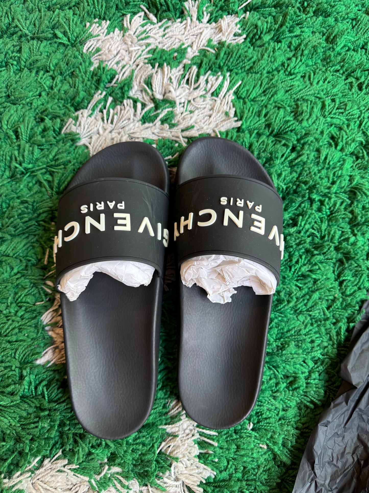 Givenchy Rubber Slides “Black”