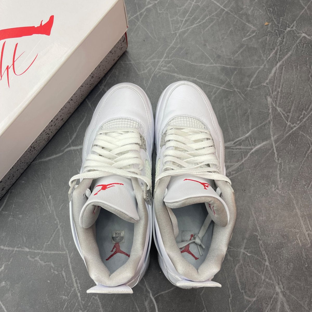 Jordan 4 Retro White Oreo (2021) (Size 12) (Lightly Worn)