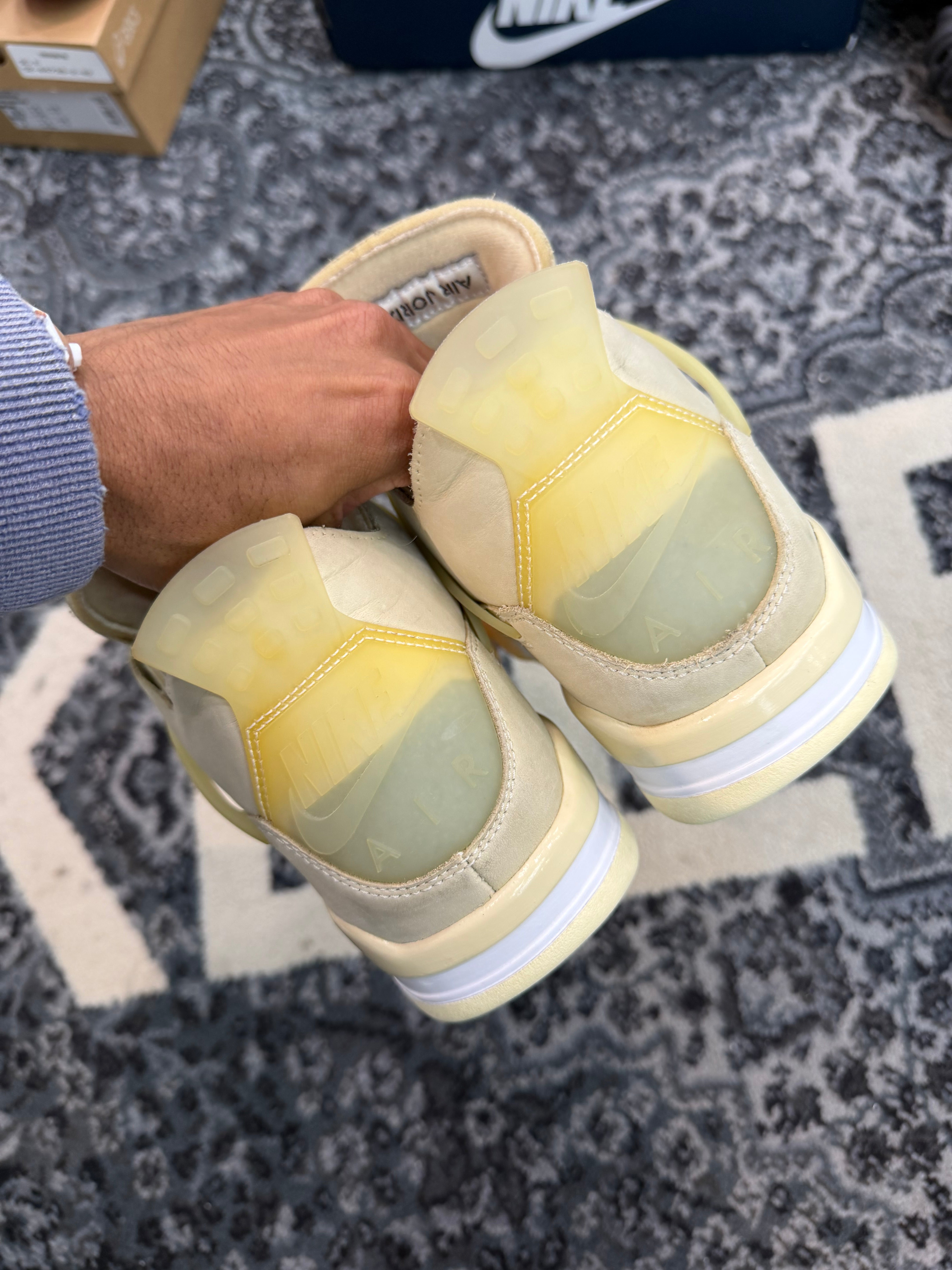 Jordan 4 x Off-White “Sail”