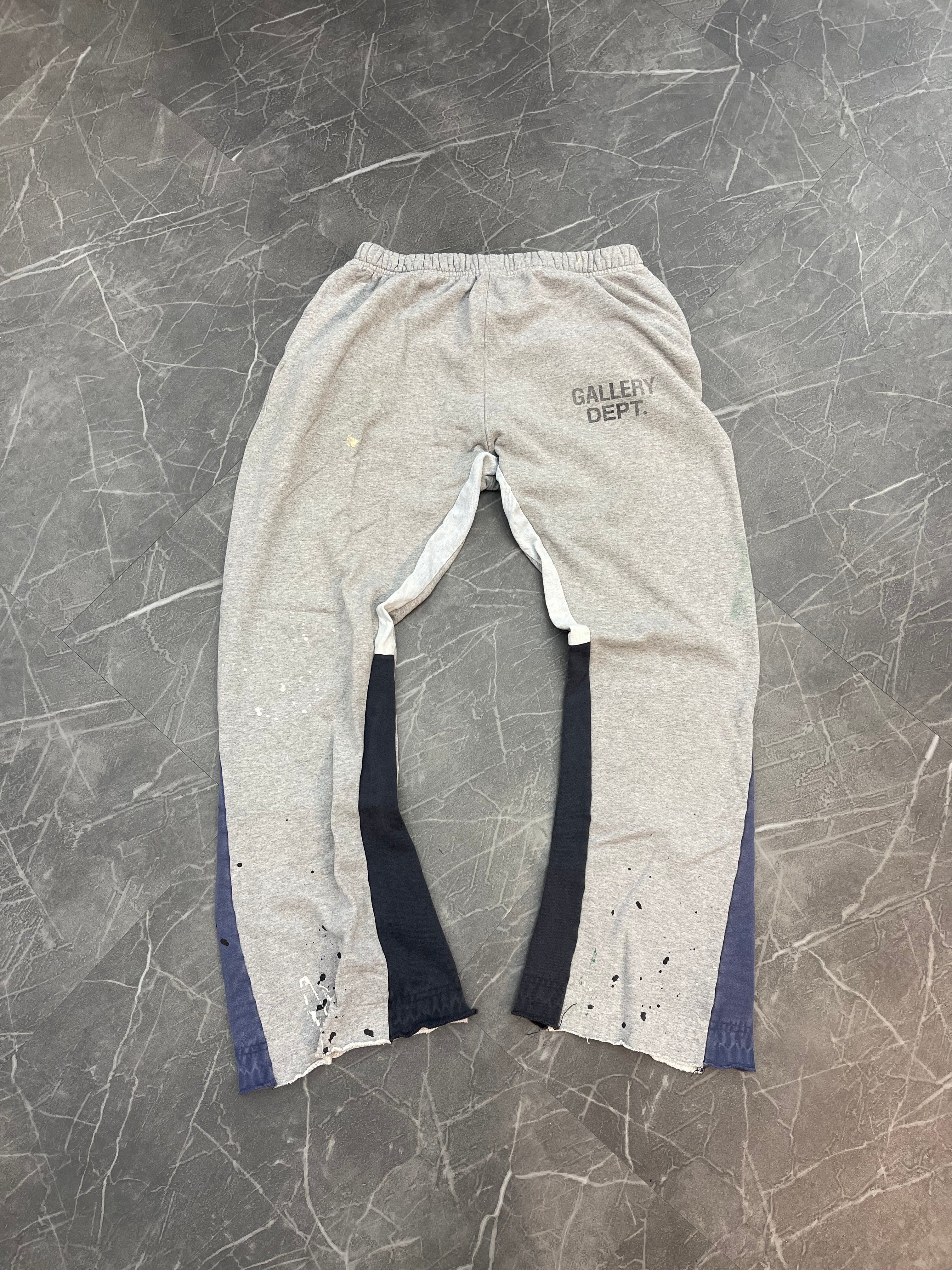 Gallery Dept Painted Flare Sweatpants Grey