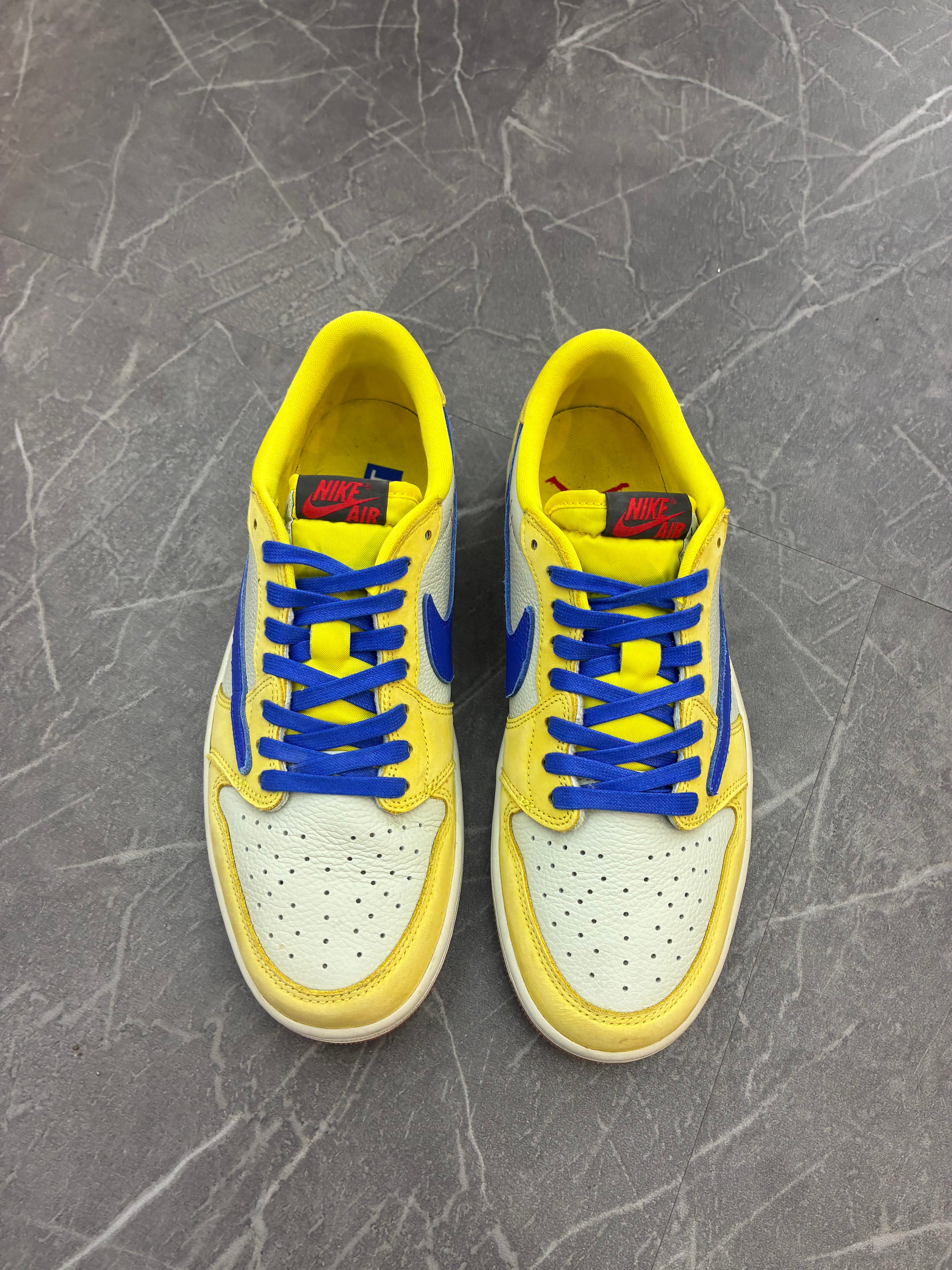 Travis Scott Jordan 1 Low “Canary”