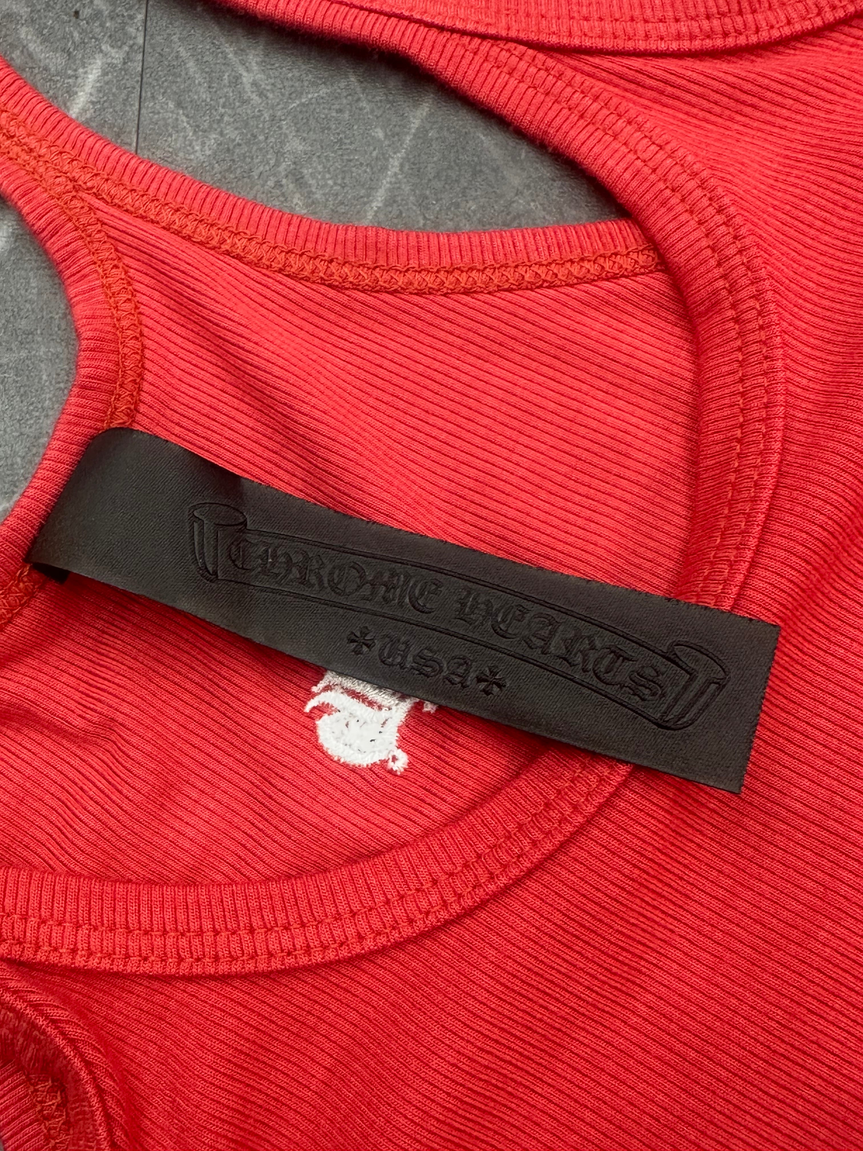 Chrome Hearts Bad Seed Red Tank