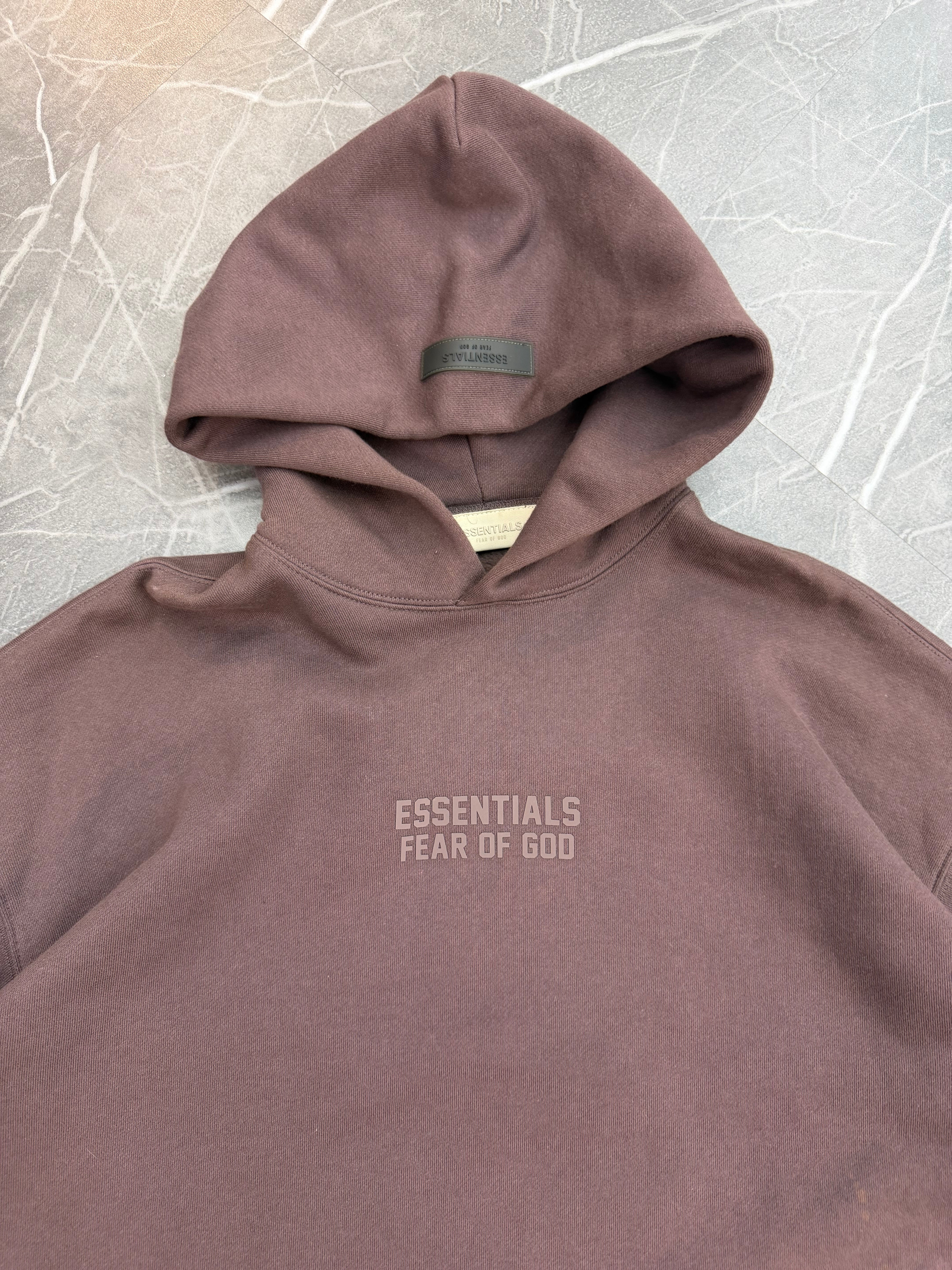 Essentials Relaxed Hoodie “Plum”