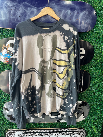 Travis Scott + Kaws Fragment L/S Tee “Multi Grey”