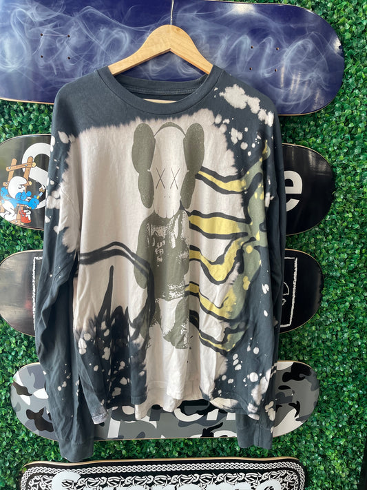 Travis Scott + Kaws Fragment L/S Tee “Multi Grey”