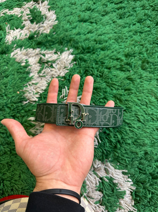 Dior Belt “Green Logo”