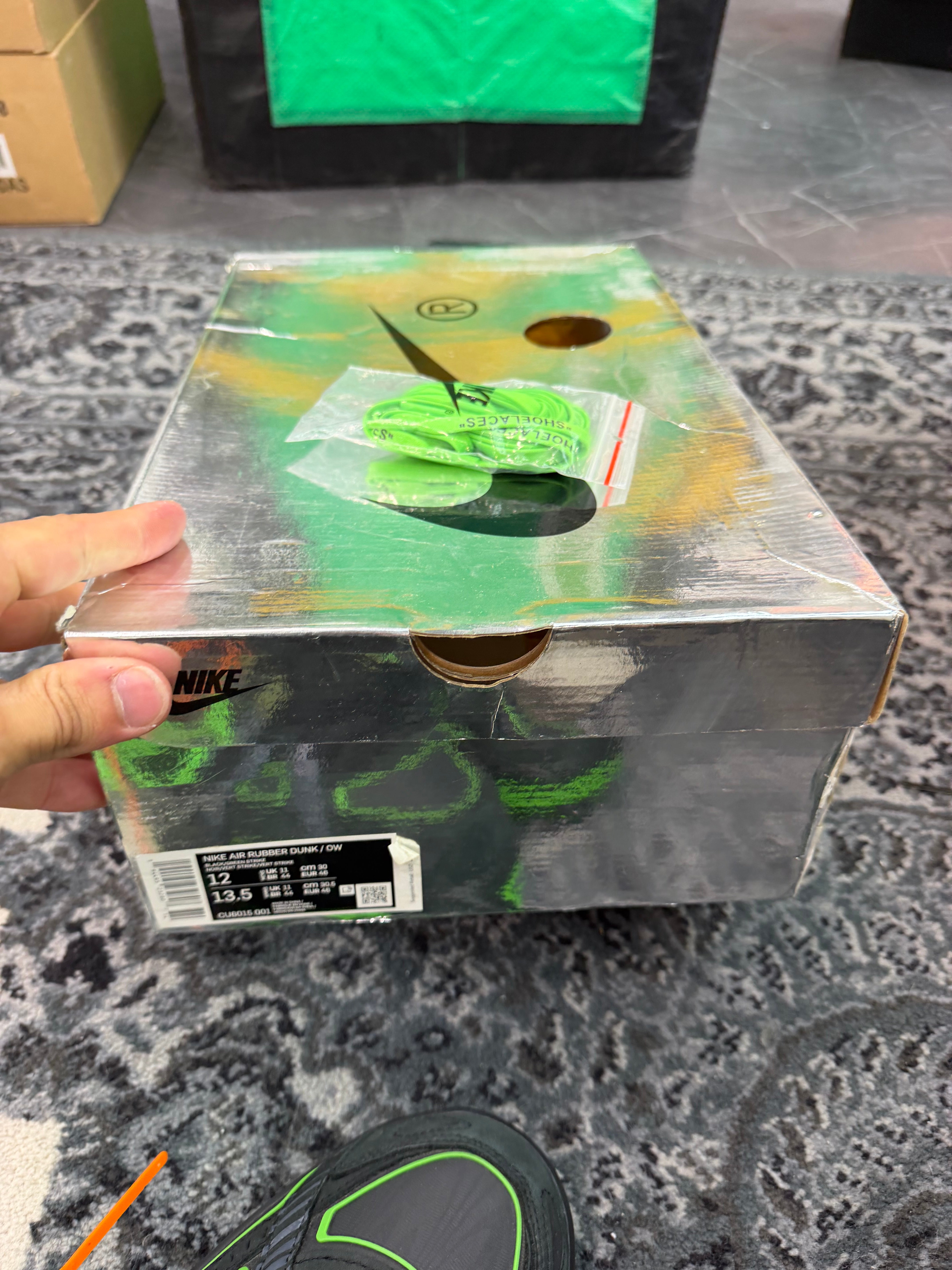 Nike Rubber Dunk Low x Off White “Green Strike”