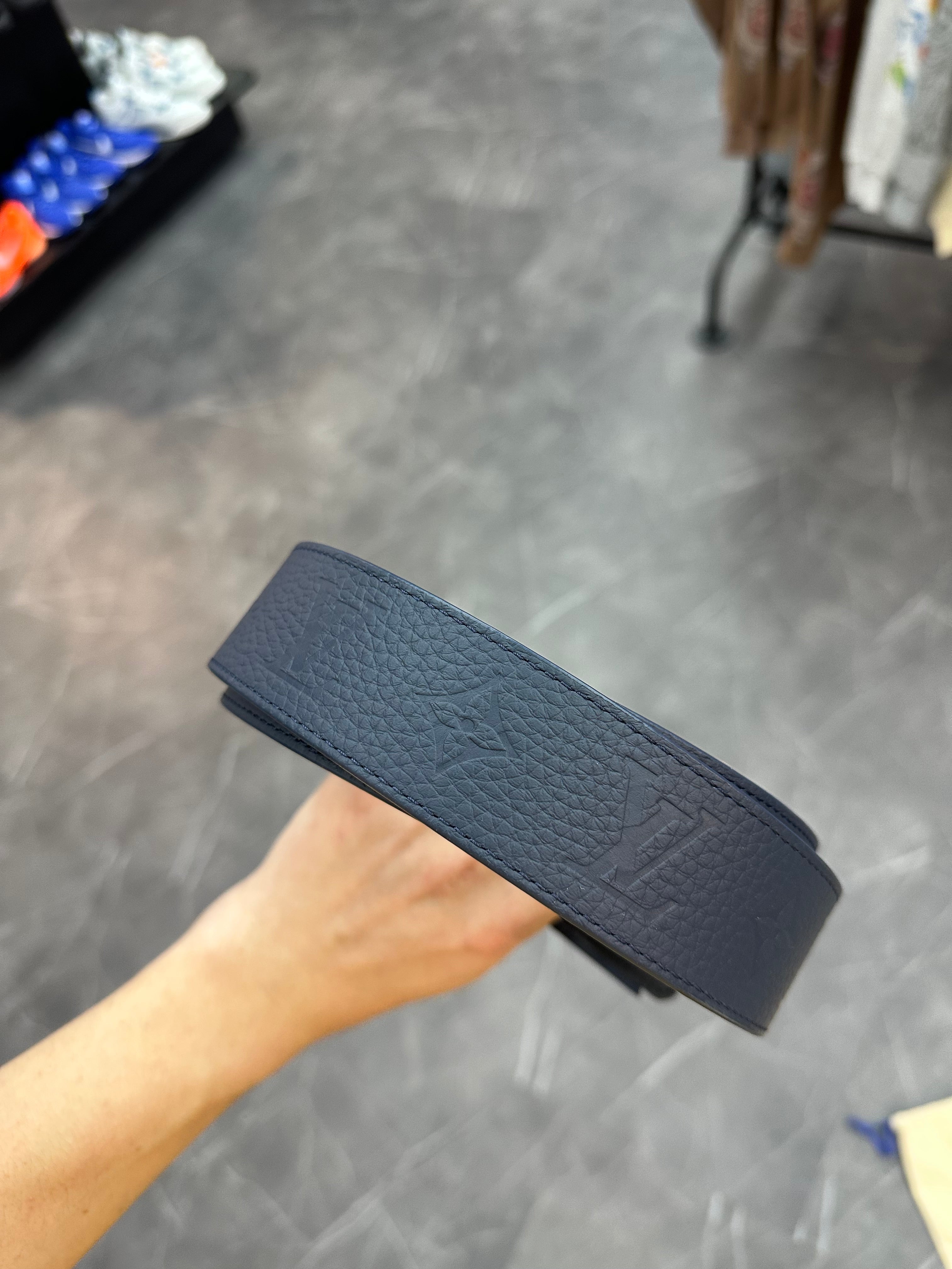 Louis Vuitton Monogram Belt “Navy”