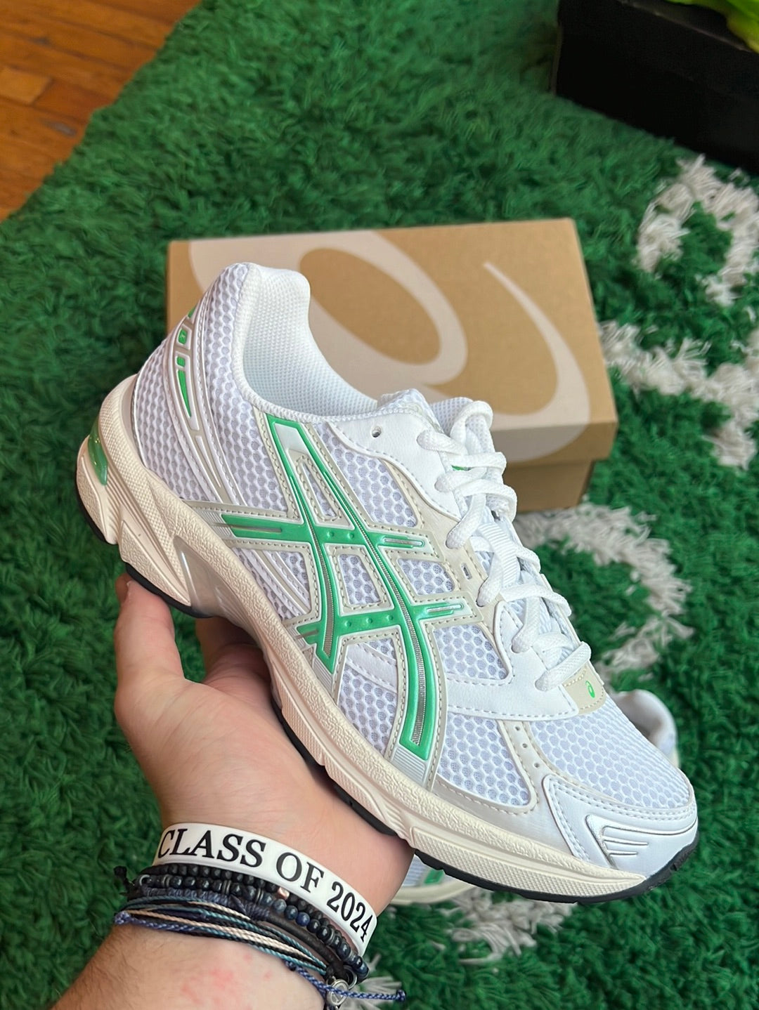 ASICS Gel-1130 “White Malachite Green”