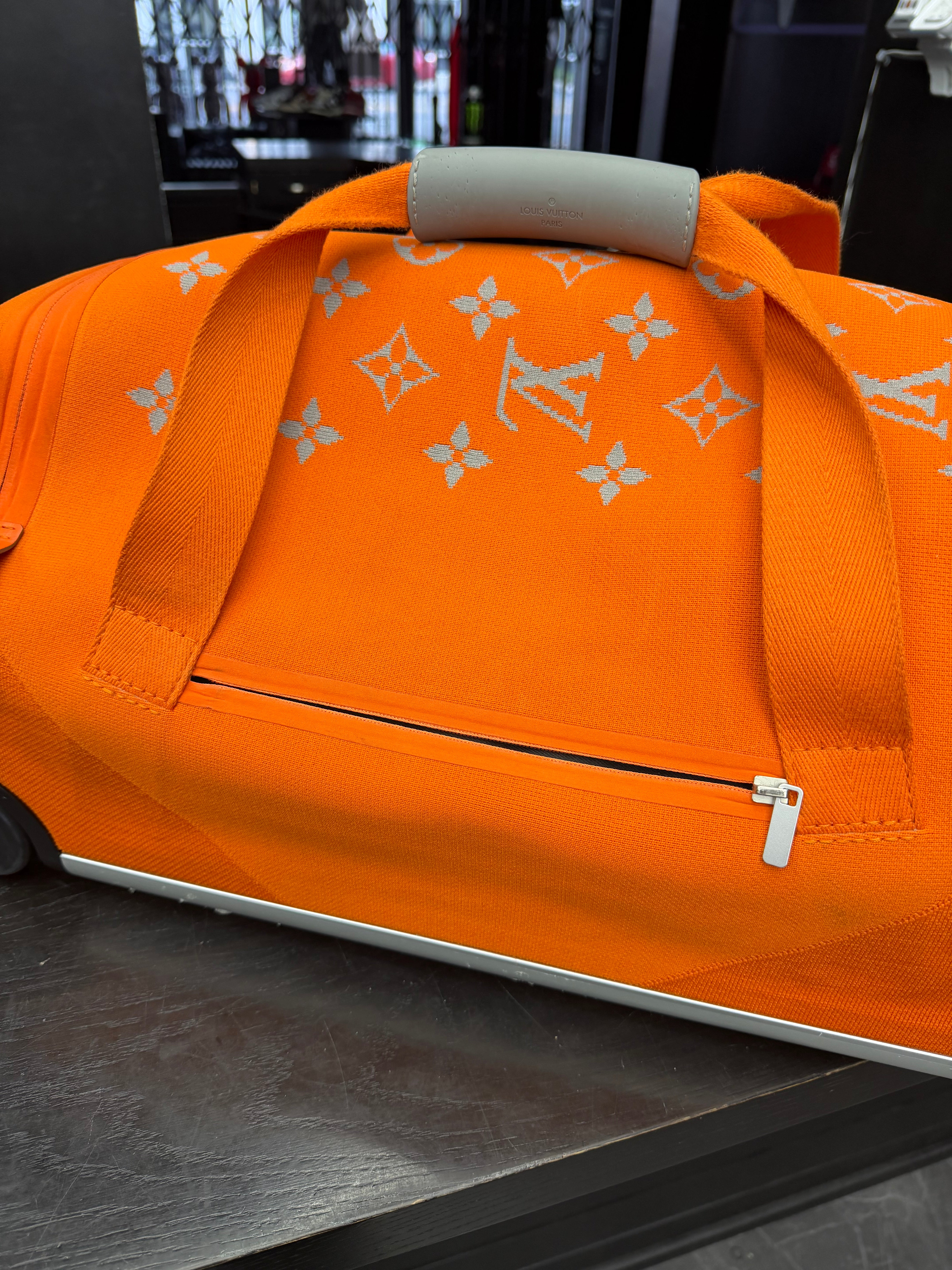 Louis Vuitton Horizon Duffle / Suit Case Soft Orange