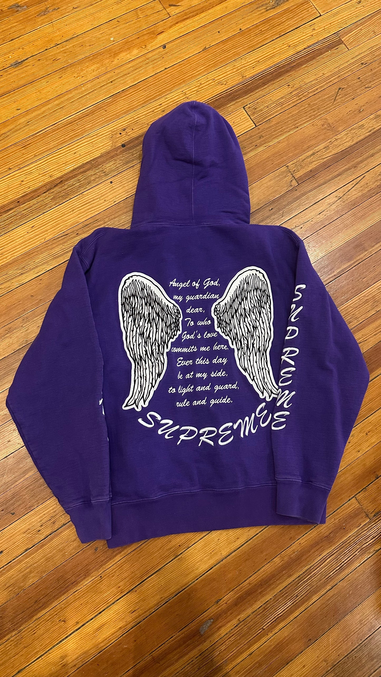 Supreme Angel Hoodie “Purple”