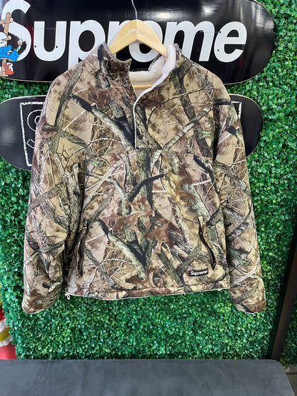Supreme Polartec Shearling Reversible Pullover “HTC Fall Camo”