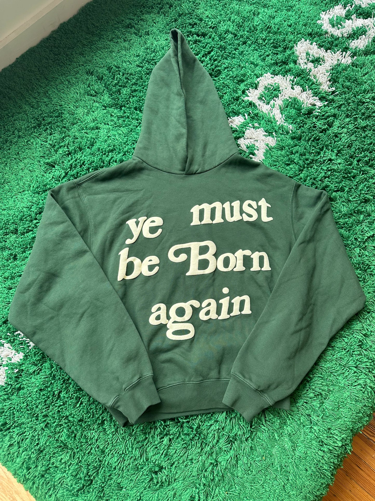CPFM Hoodie “Ye Must Be Born Again” Green
