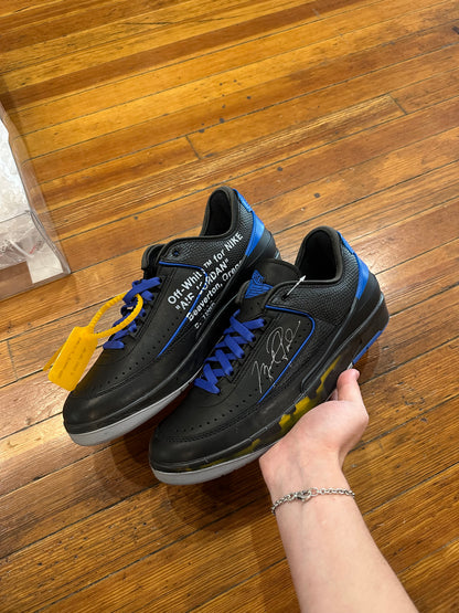 Jordan 2 Off-White “Blue Black”