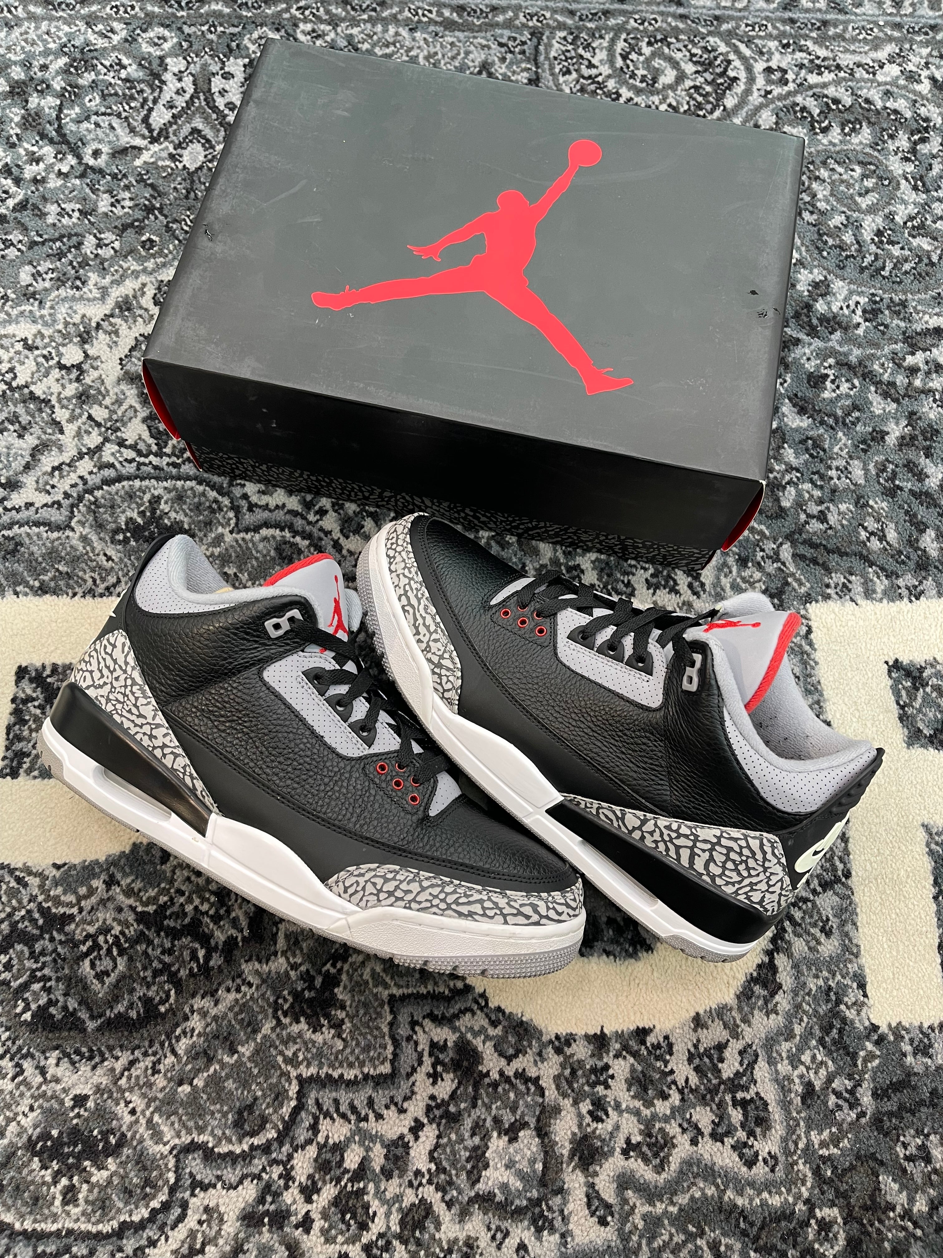 Jordan 3 “Black Cement” (2018)