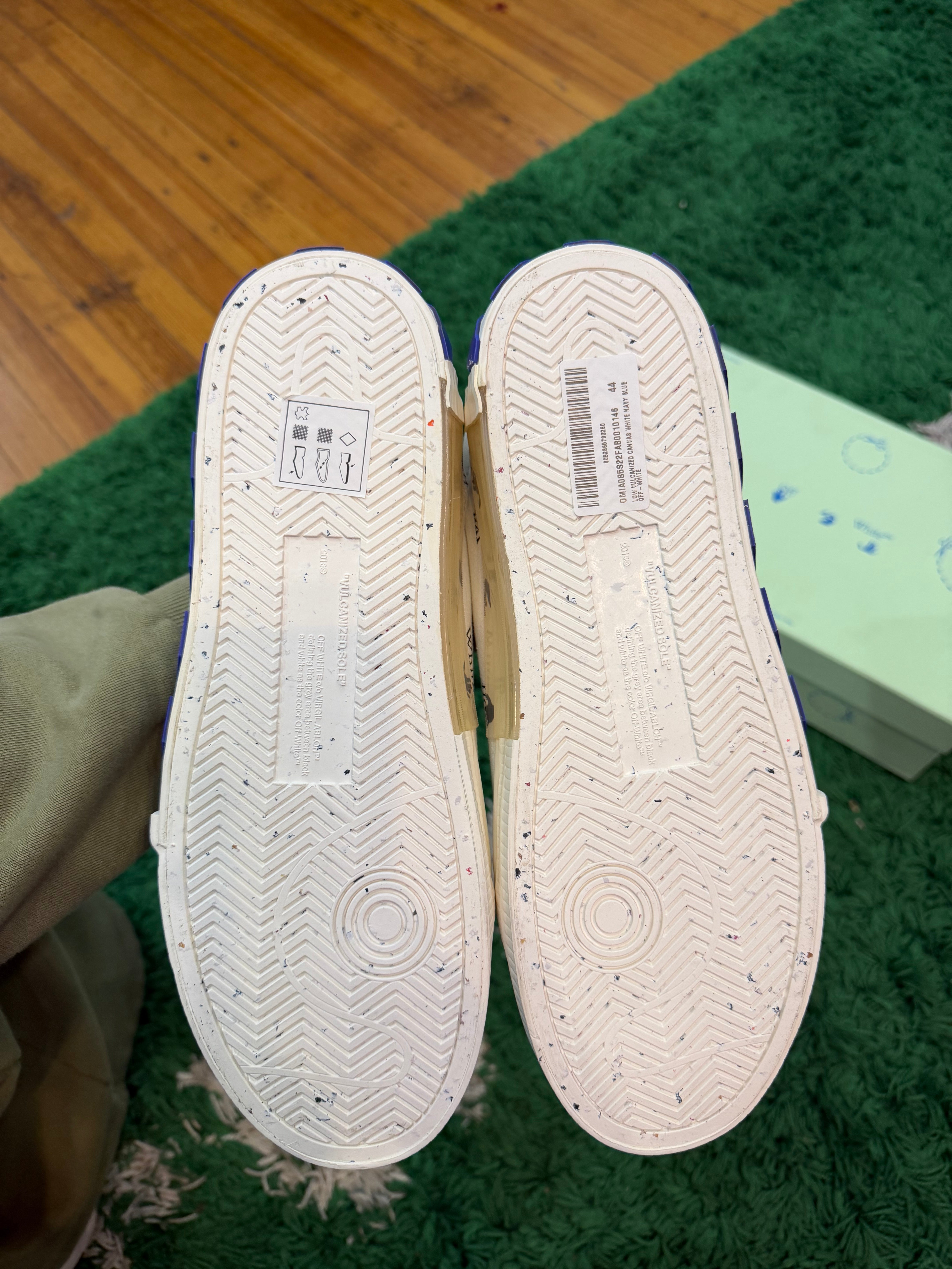 Off-White Vulc Low “White Blue”