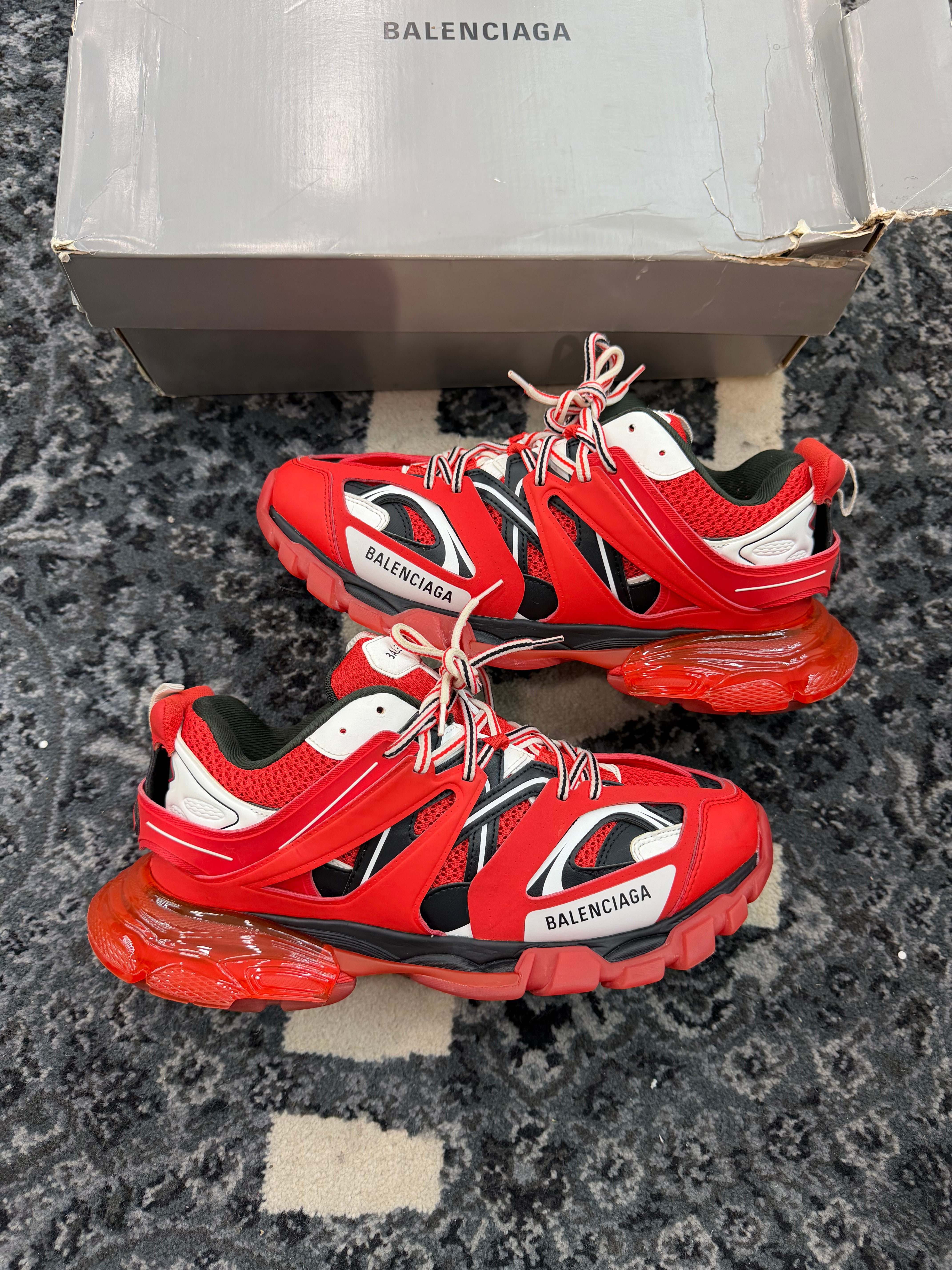 Balenciaga Track “Red Black”