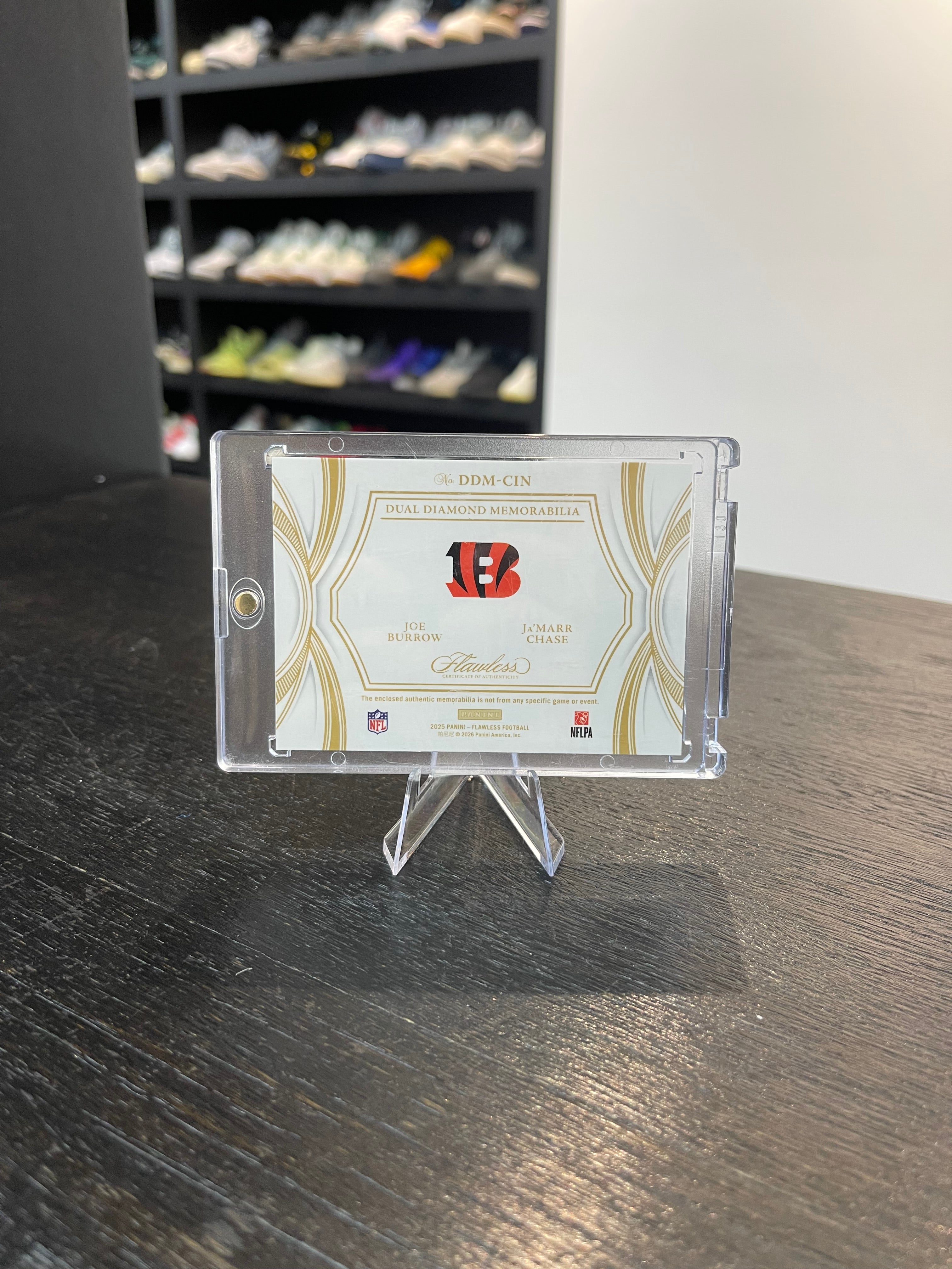 2025 Flawless Joe Burrow/Ja’Marr Chase Dual Diamond Memorabilia /20