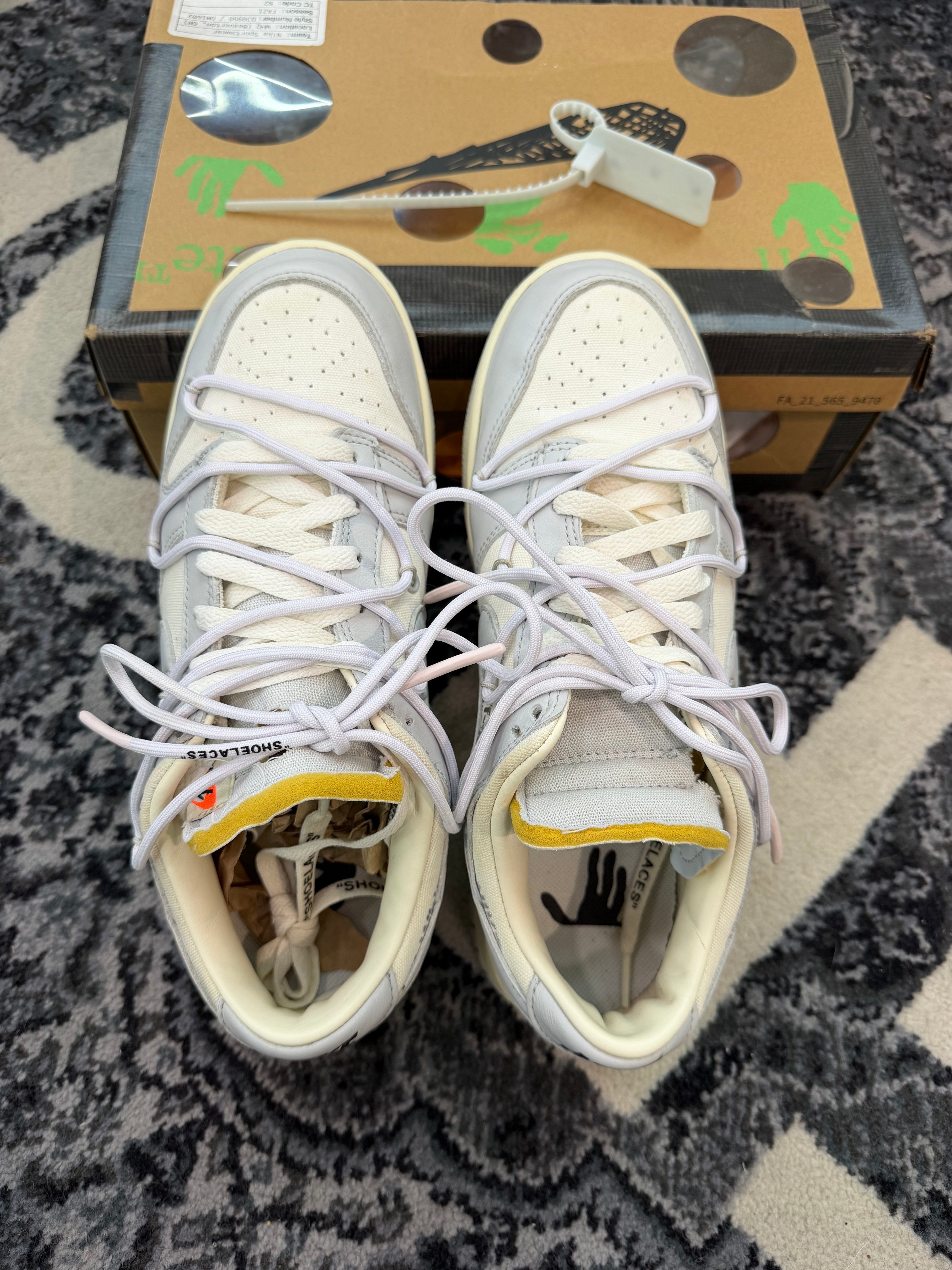 Nike Dunk Low x Off White “Lot 49 of 50”