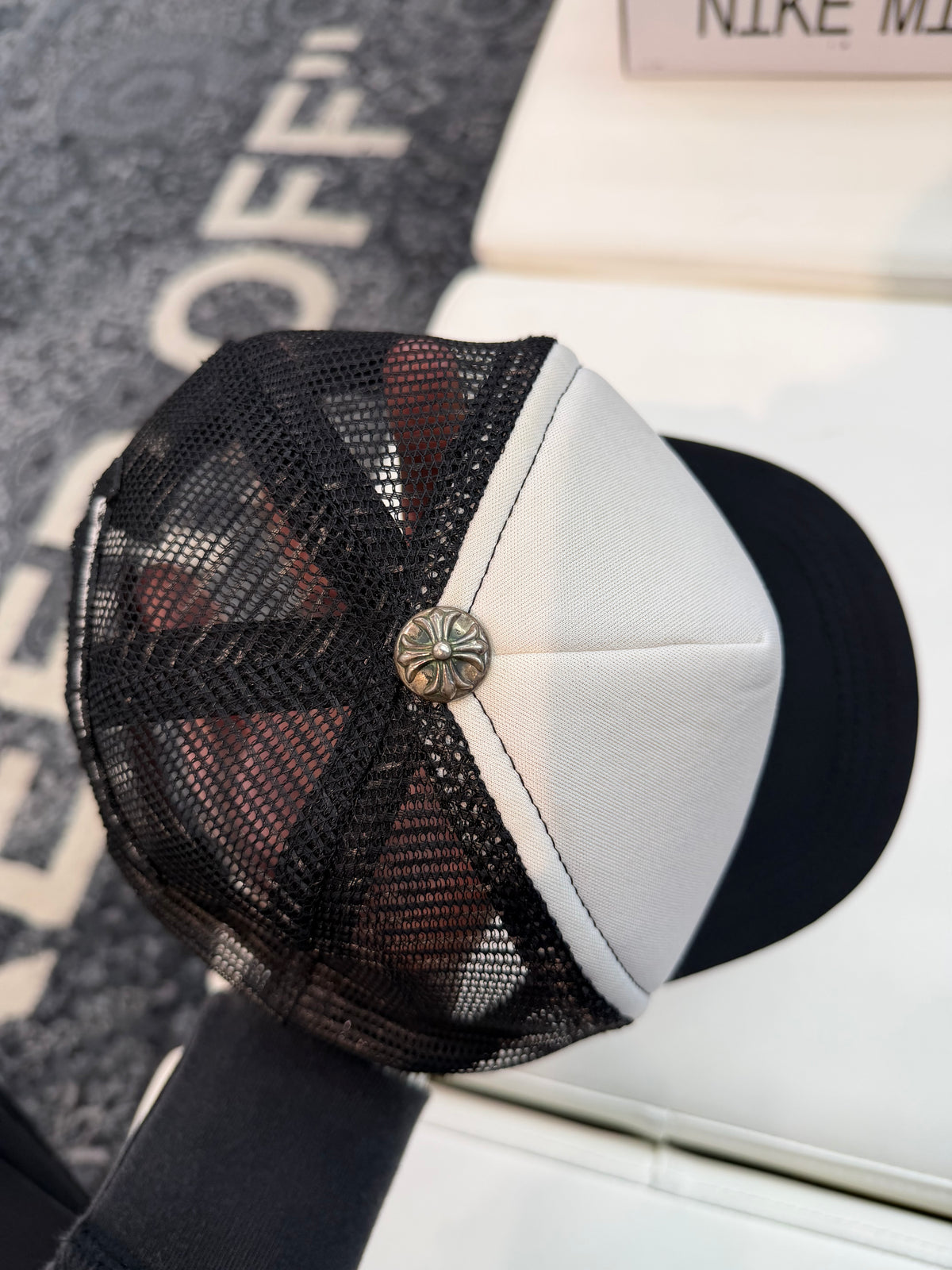 Chrome Hearts Triple Camo Cross King Taco Trucker Hat